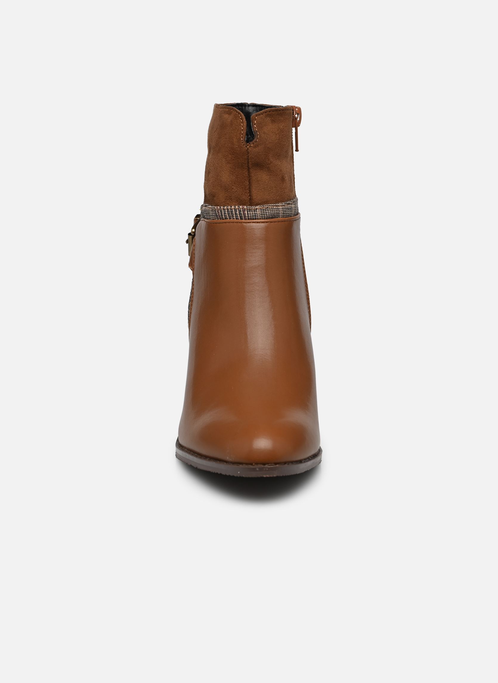 Geschnürte Stiefeletten QL4728_CAMEL damen braun Divine Factory Geschnürte Stiefeletten QL4728_CAMEL damen braun Camel