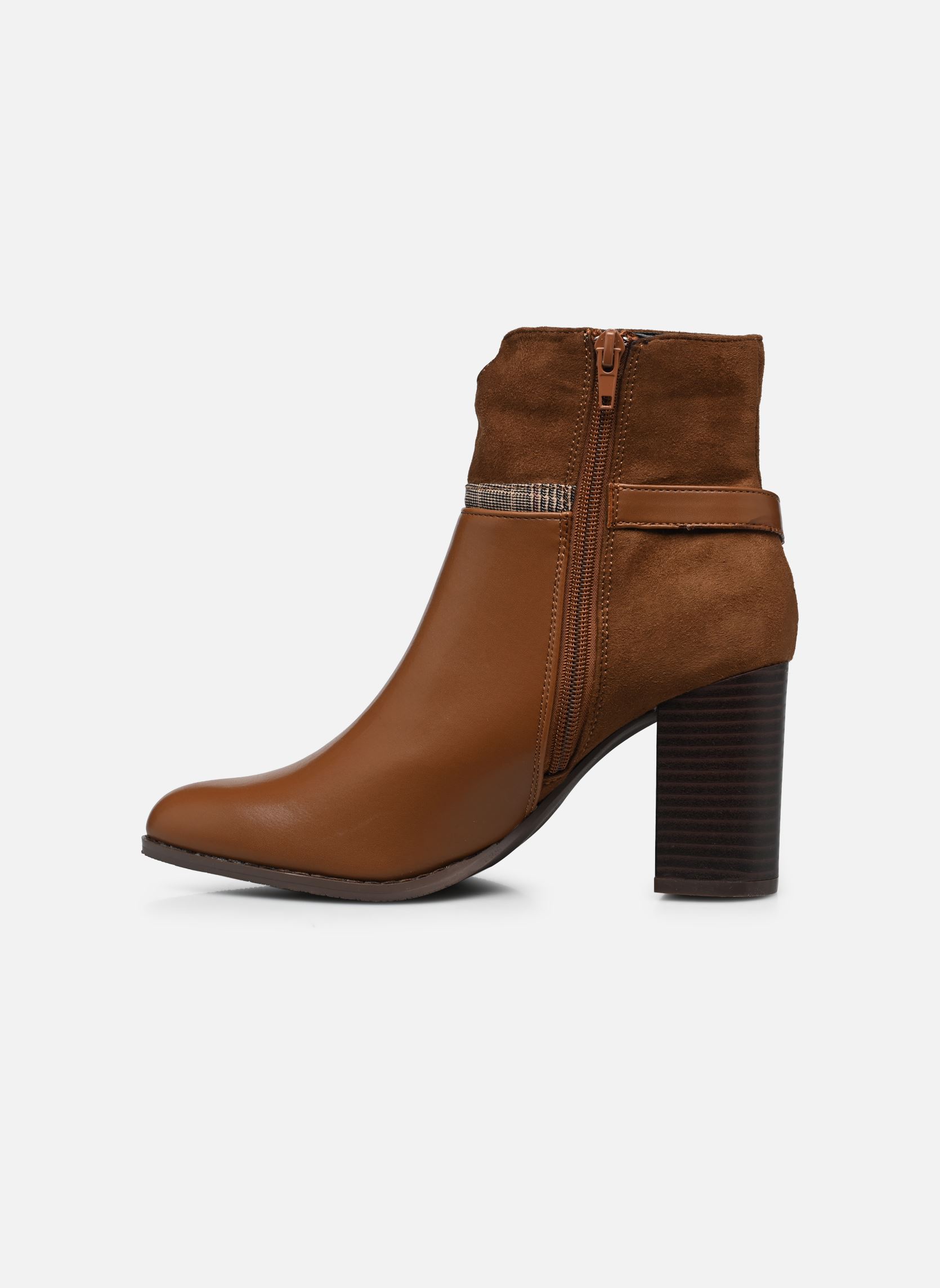 Geschnürte Stiefeletten QL4728_CAMEL damen braun Divine Factory Geschnürte Stiefeletten QL4728_CAMEL damen braun Camel