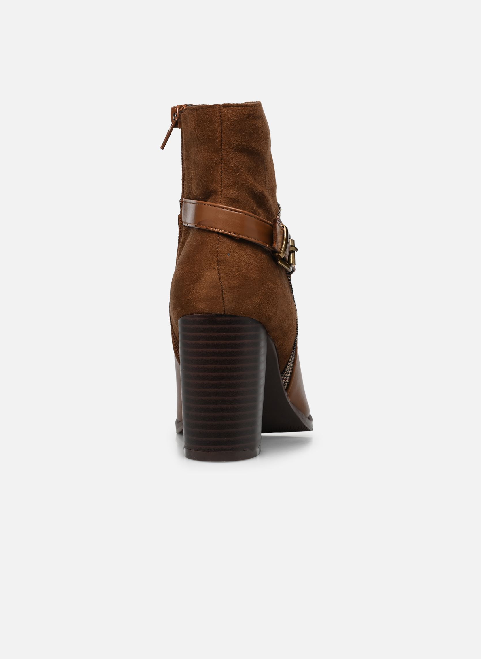 Geschnürte Stiefeletten QL4728_CAMEL damen braun Divine Factory Geschnürte Stiefeletten QL4728_CAMEL damen braun Camel