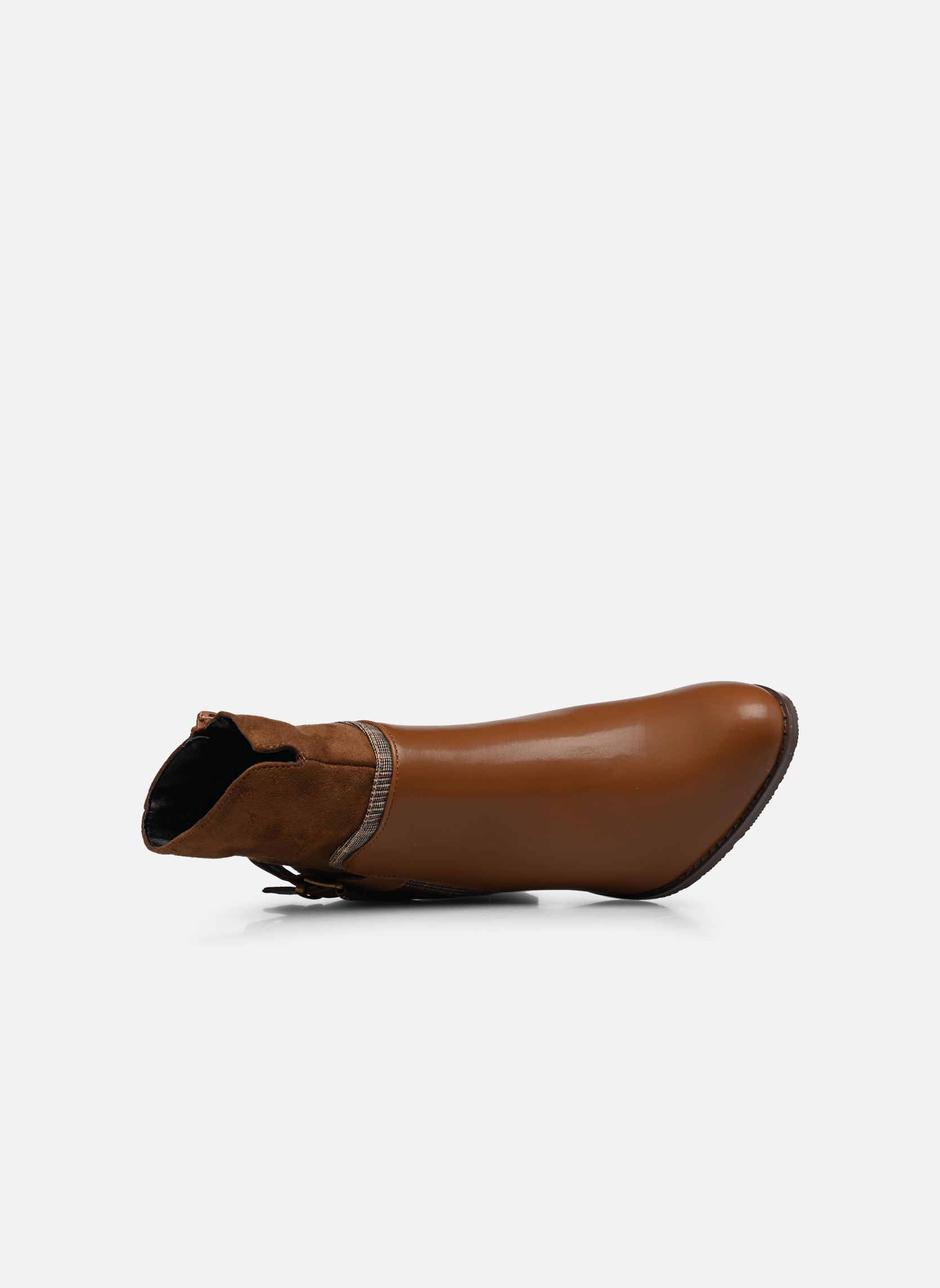 Geschnürte Stiefeletten QL4728_CAMEL damen braun Divine Factory Geschnürte Stiefeletten QL4728_CAMEL damen braun Camel