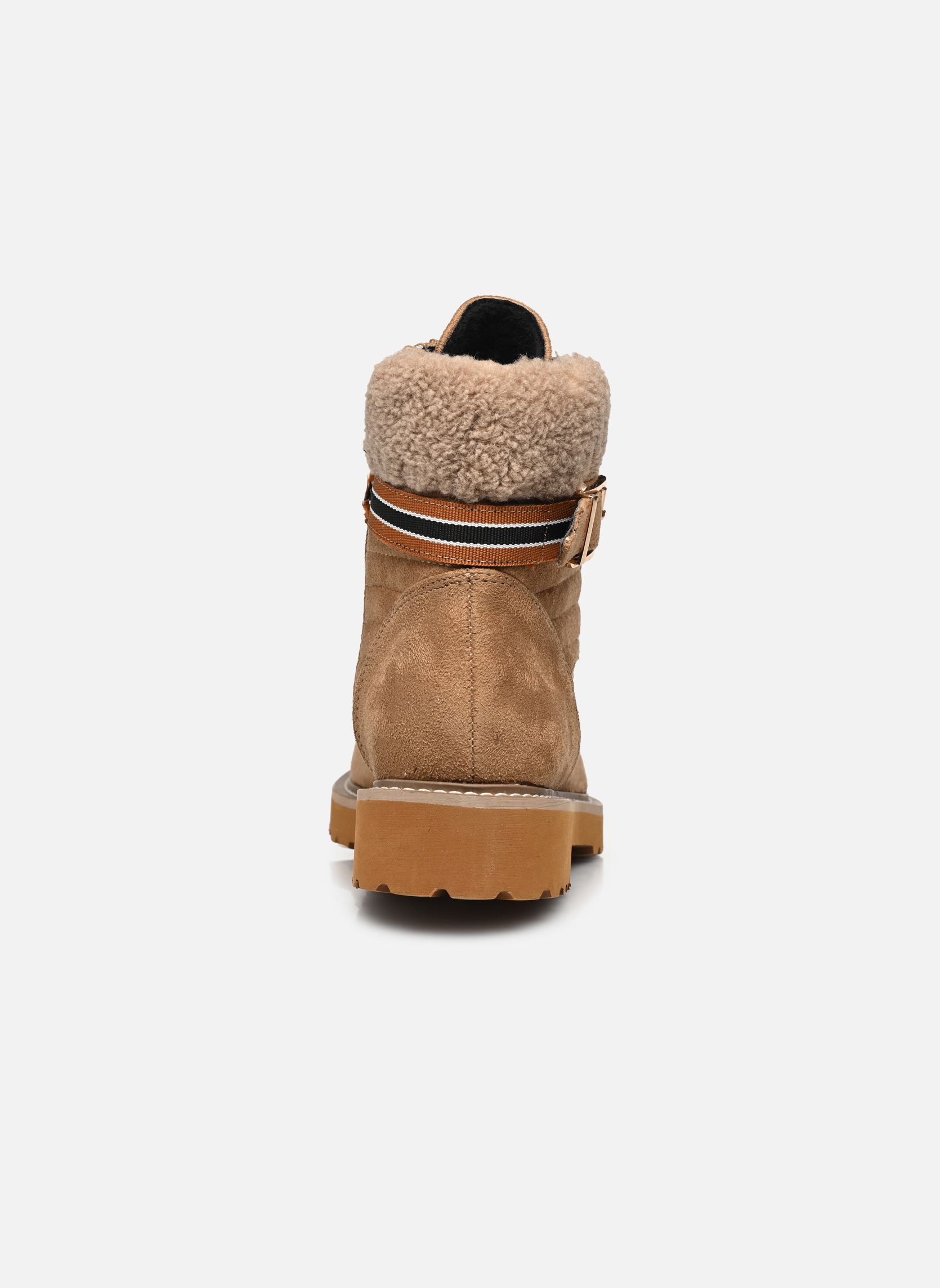 Veterlaarsjes QL4738_BEIGE dames beige Divine Factory Veterlaarsjes QL4738_BEIGE dames beige Beige