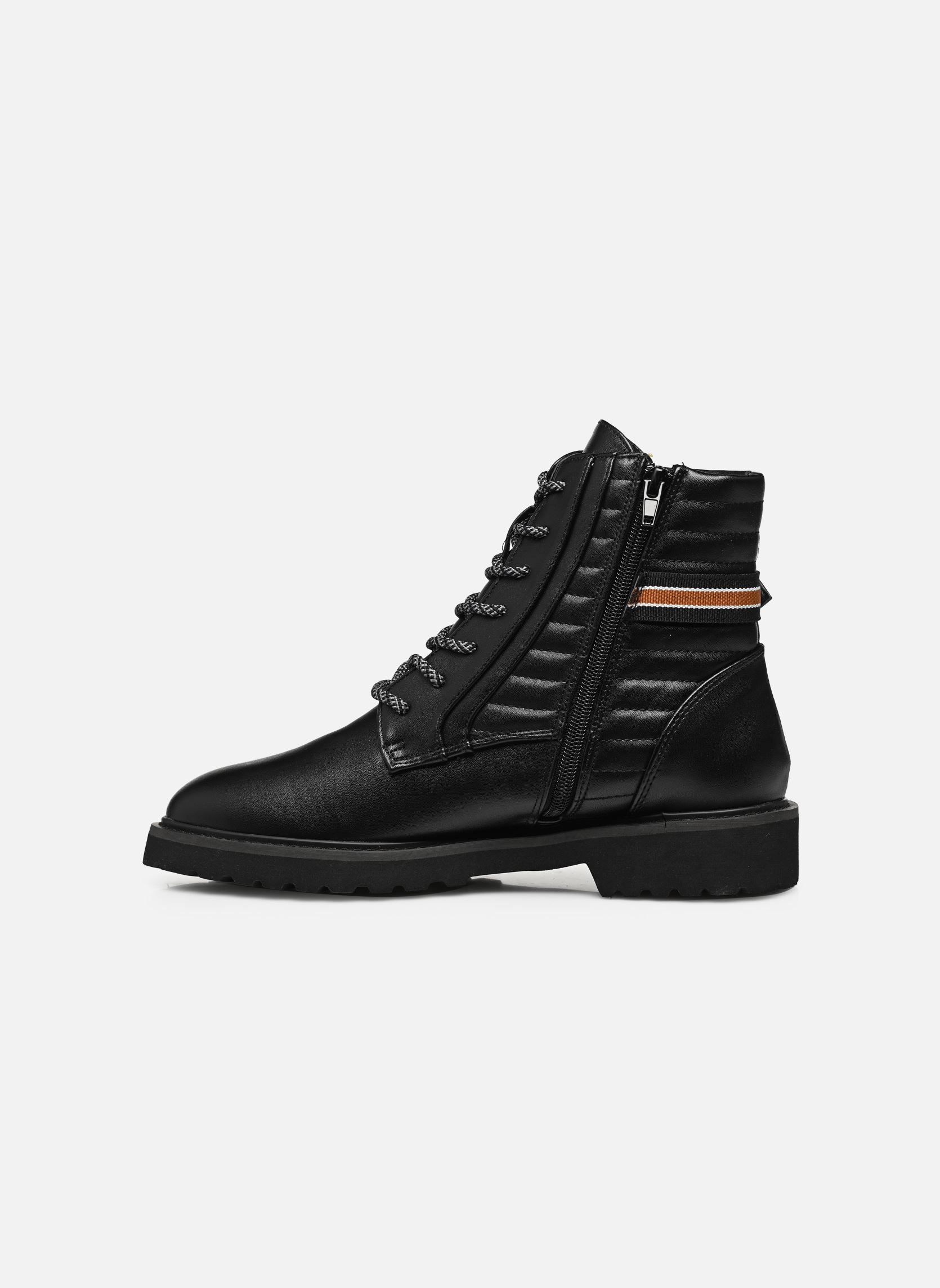 Geschnürte Stiefeletten QL4738_NOIR damen schwarz Divine Factory Geschnürte Stiefeletten QL4738_NOIR damen schwarz NOIR