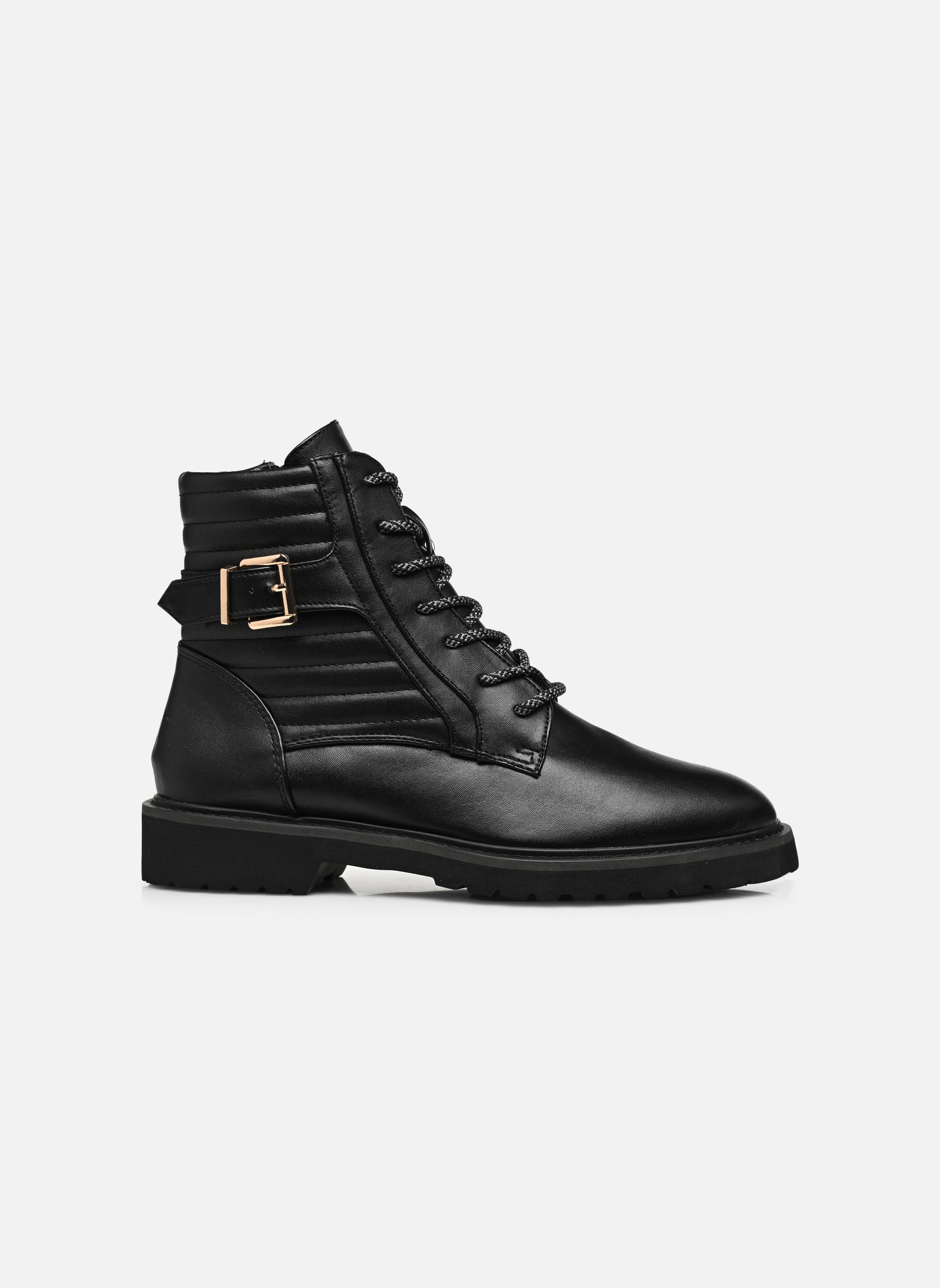 Geschnürte Stiefeletten QL4738_NOIR damen schwarz Divine Factory Geschnürte Stiefeletten QL4738_NOIR damen schwarz NOIR
