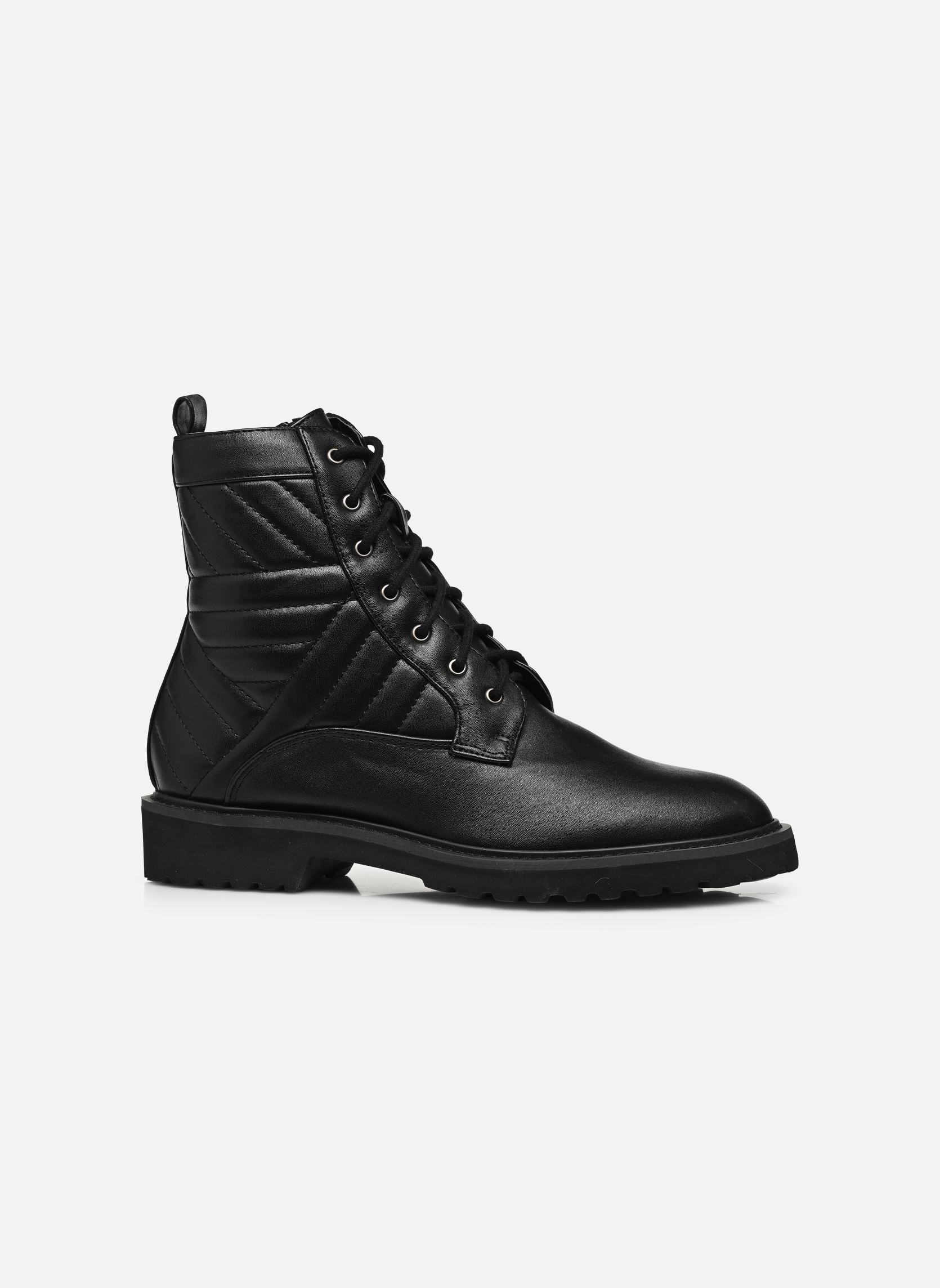 Bottines à lacets QL4739_NOIR femme noir Divine Factory Bottines à lacets QL4739_NOIR femme noir Noir