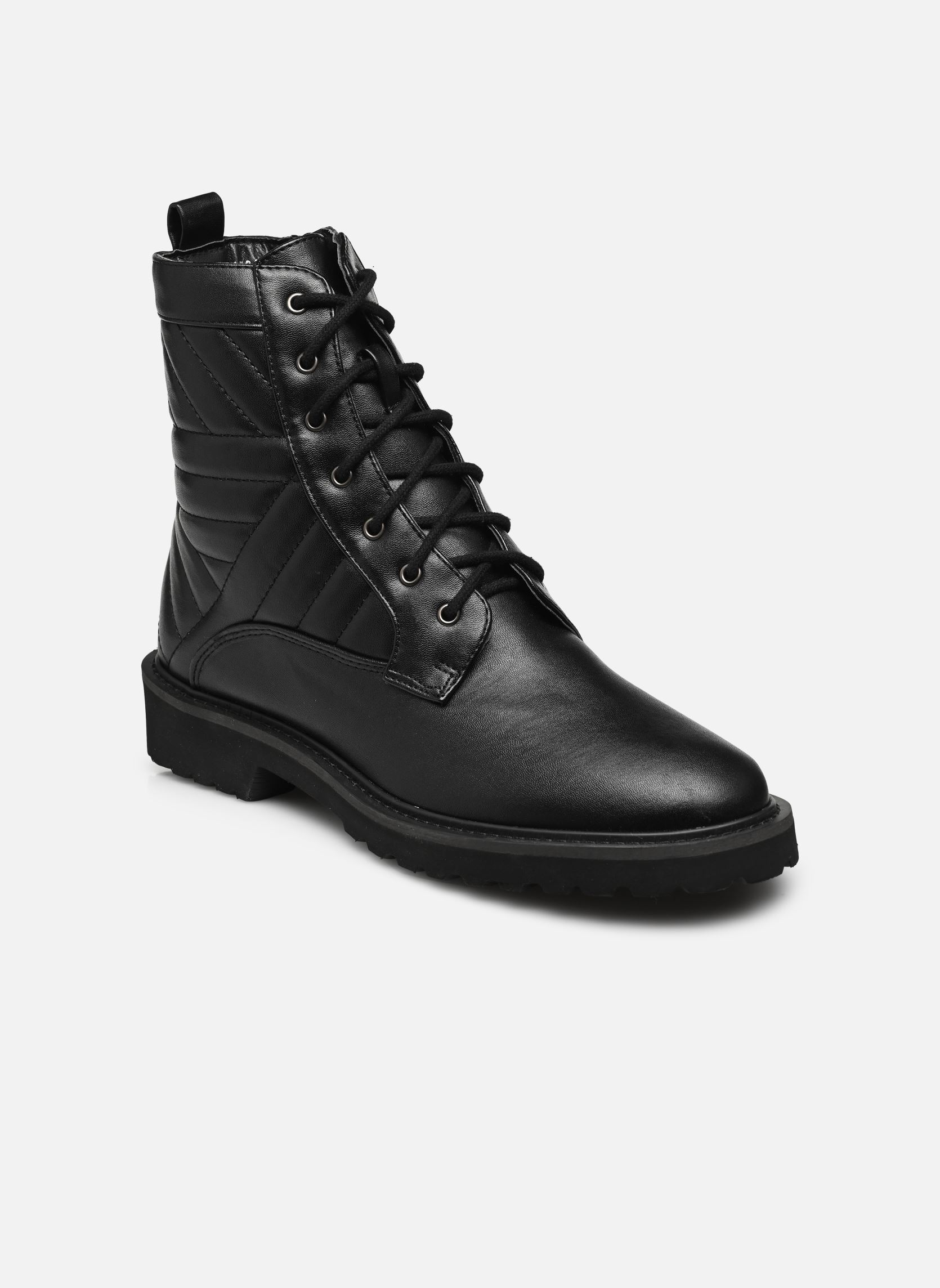 Bottines à lacets QL4739_NOIR femme noir Divine Factory Bottines à lacets QL4739_NOIR femme noir Noir