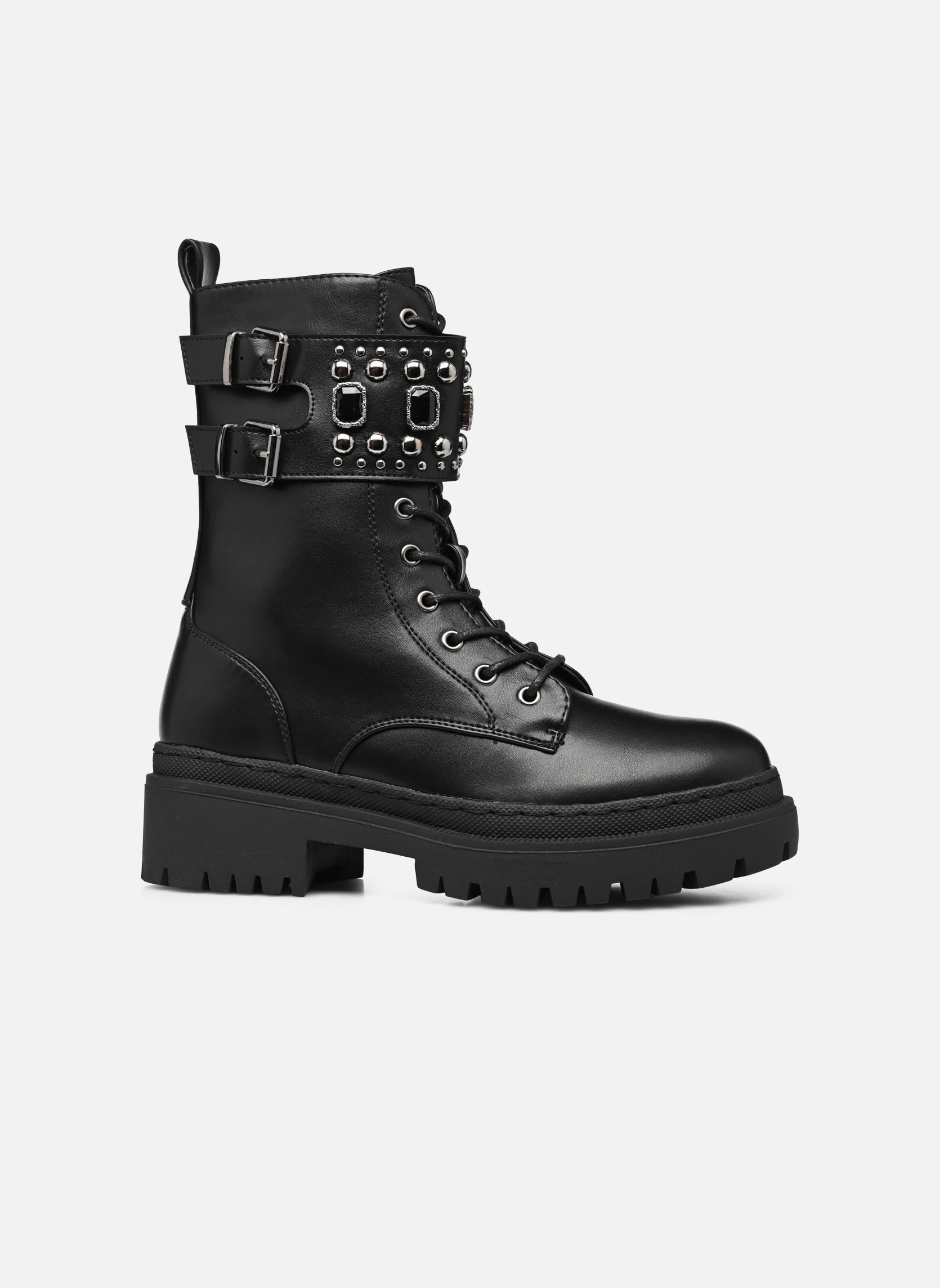 Bottines basses HX4703_NOIR femme noir Divine Factory Bottines basses HX4703_NOIR femme noir Noir