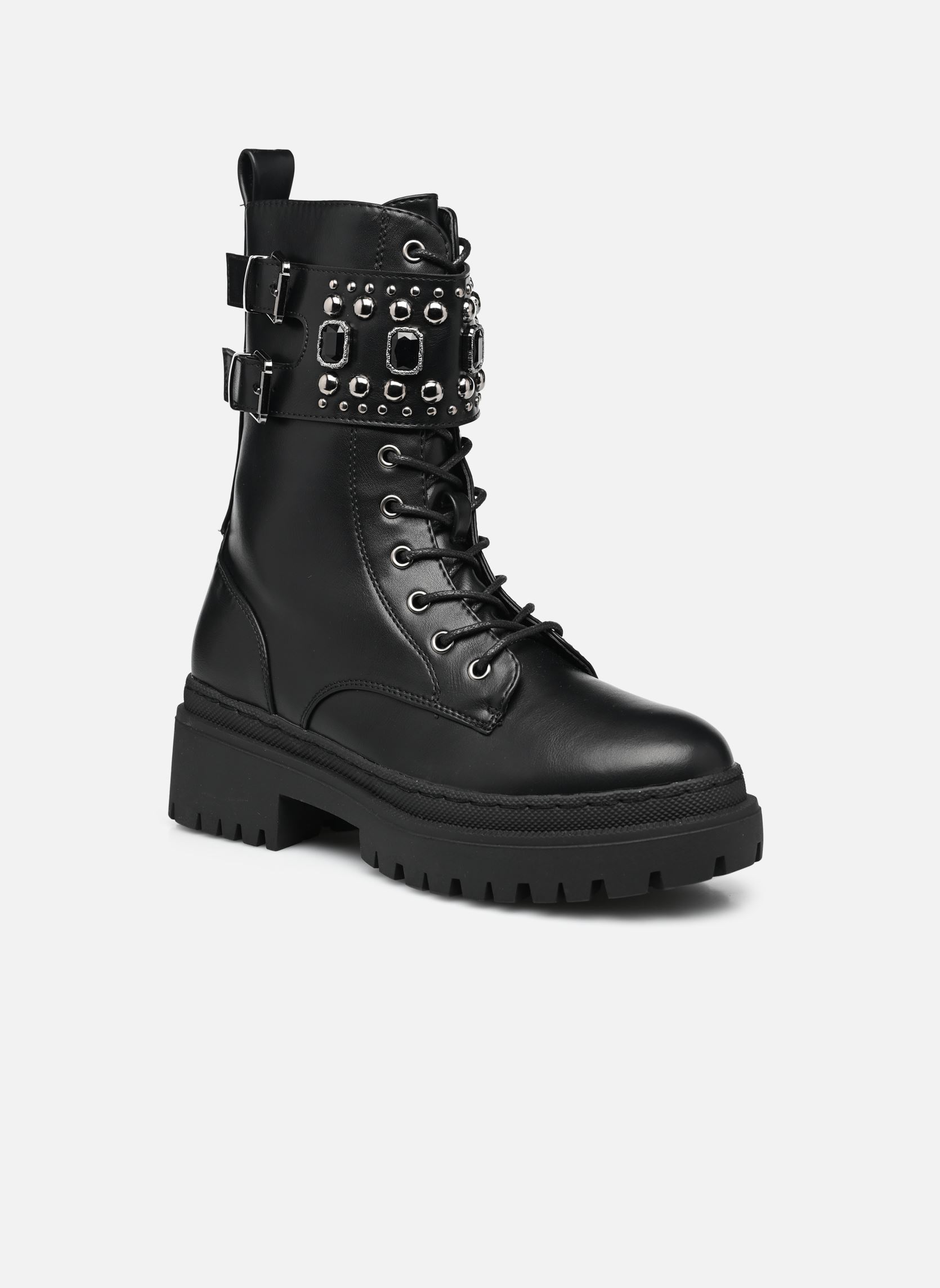 Bottines basses HX4703_NOIR femme noir Divine Factory Bottines basses HX4703_NOIR femme noir Noir