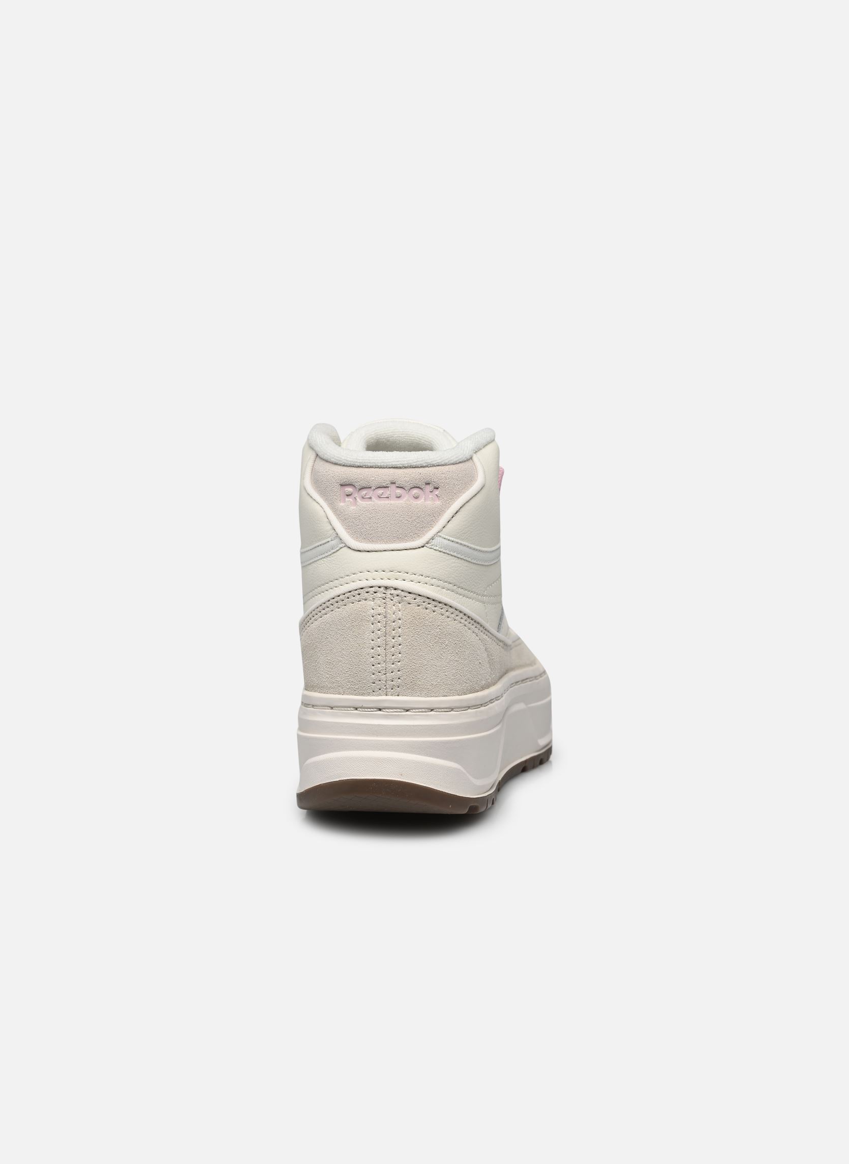 Niedrige Sneaker Club C Geo Mid W damen weiß Reebok Niedrige Sneaker Club C Geo Mid W damen weiß Chalk/Pixel Pink/Taupe