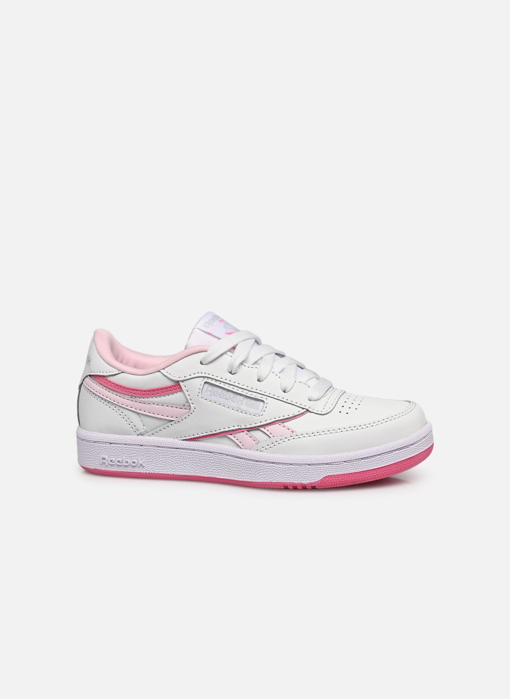 Baskets basses Club C Revenge C fille blanc Reebok Baskets basses Club C Revenge C fille blanc FTWR WHITE/TRUE PINK/PIXEL PIN