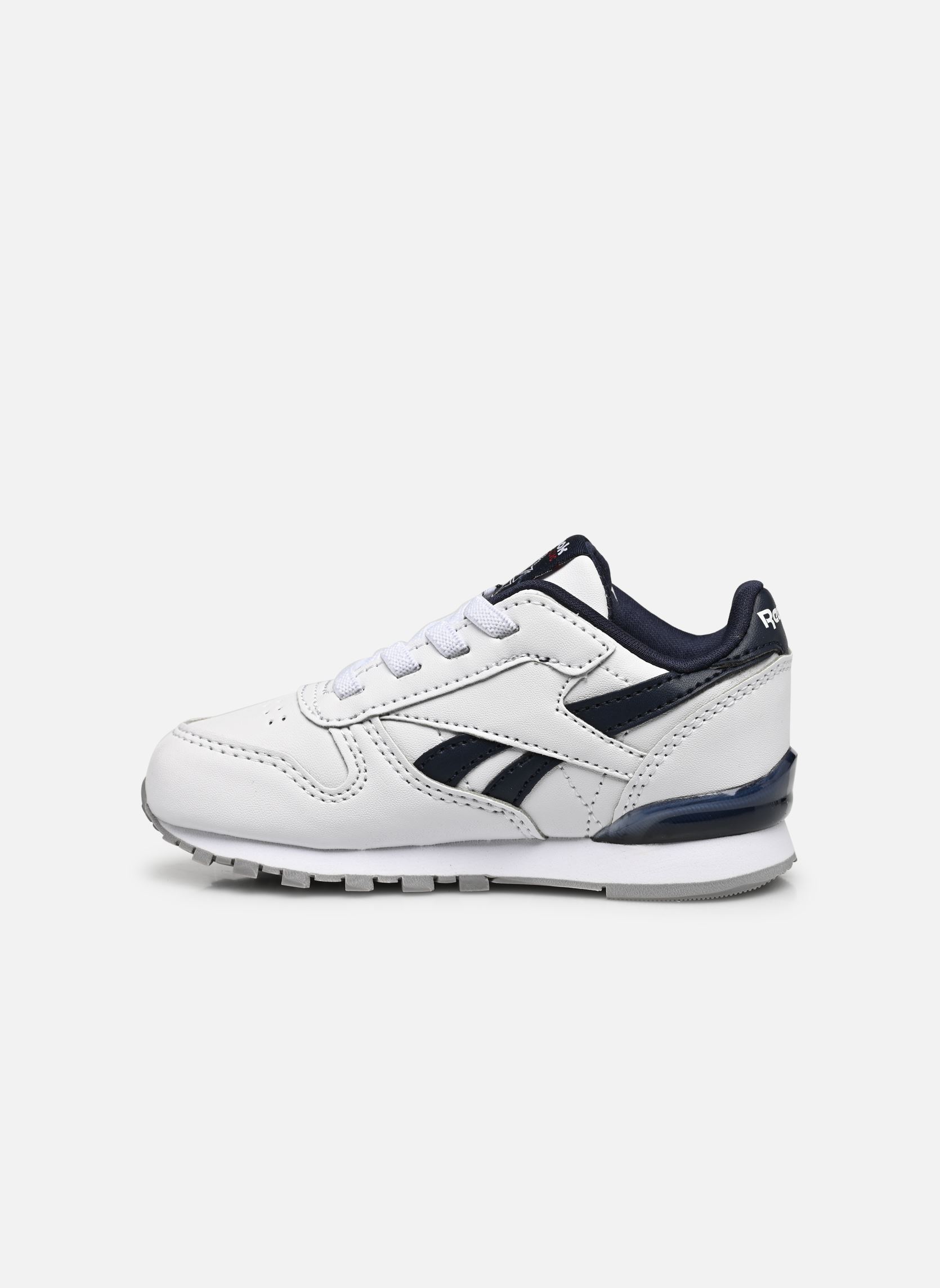 Baskets basses Classic Leather Step N Flash I blanc Reebok Baskets basses Classic Leather Step N Flash I blanc Ftwr White/Ftwr White/Vector N