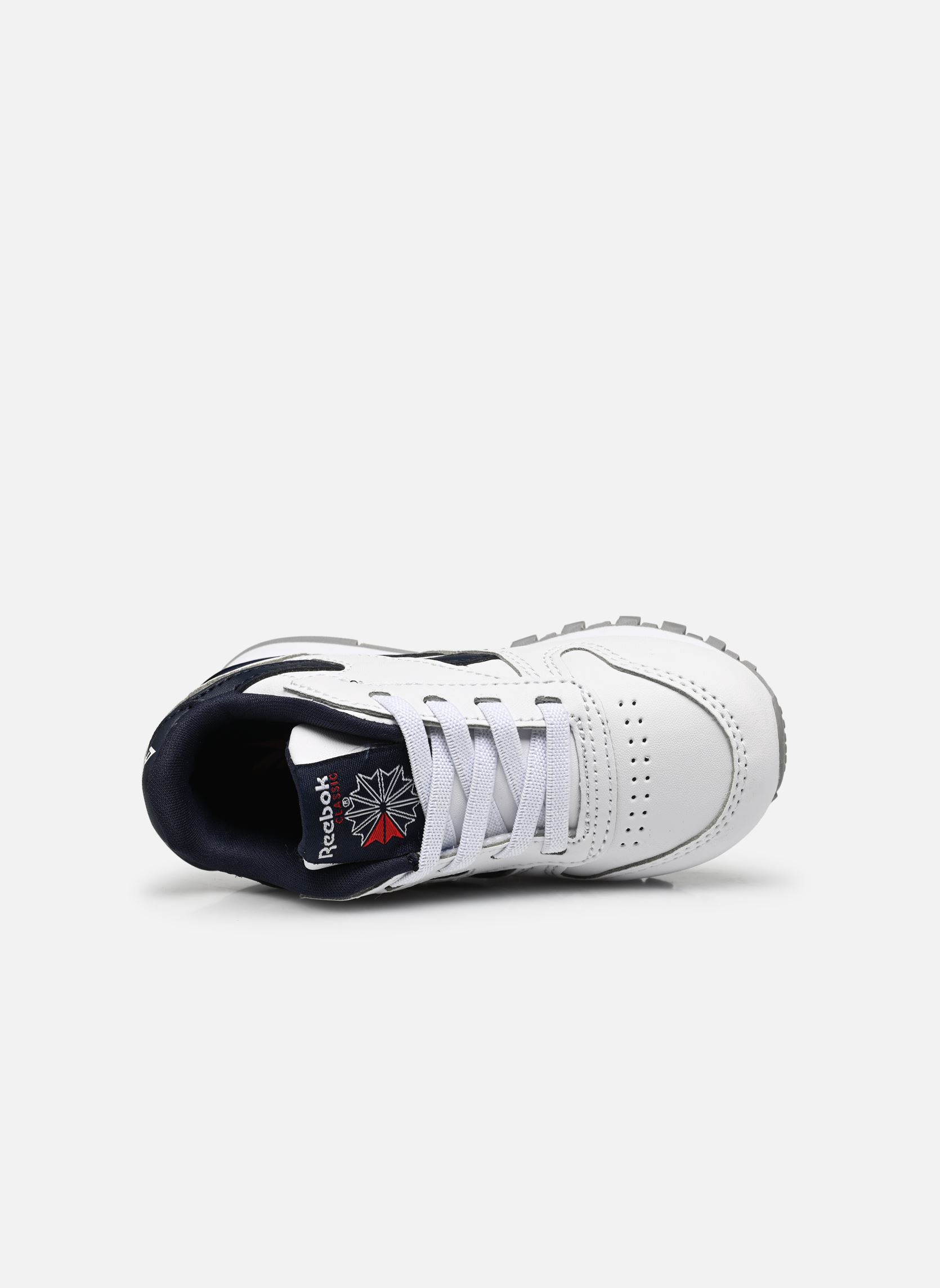 Baskets basses Classic Leather Step N Flash I blanc Reebok Baskets basses Classic Leather Step N Flash I blanc Ftwr White/Ftwr White/Vector N