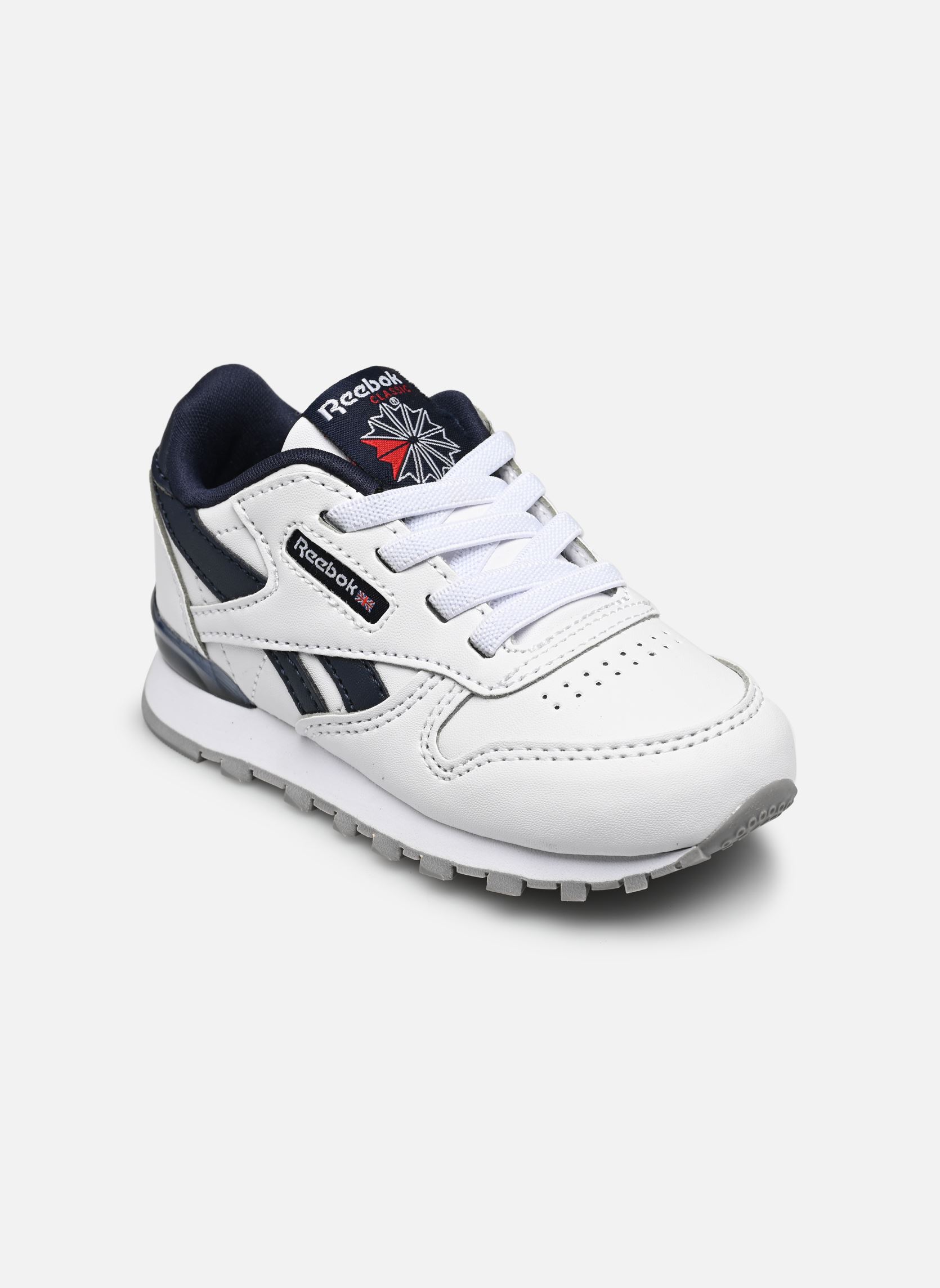 Baskets basses Classic Leather Step N Flash I blanc Reebok Baskets basses Classic Leather Step N Flash I blanc Ftwr White/Ftwr White/Vector N