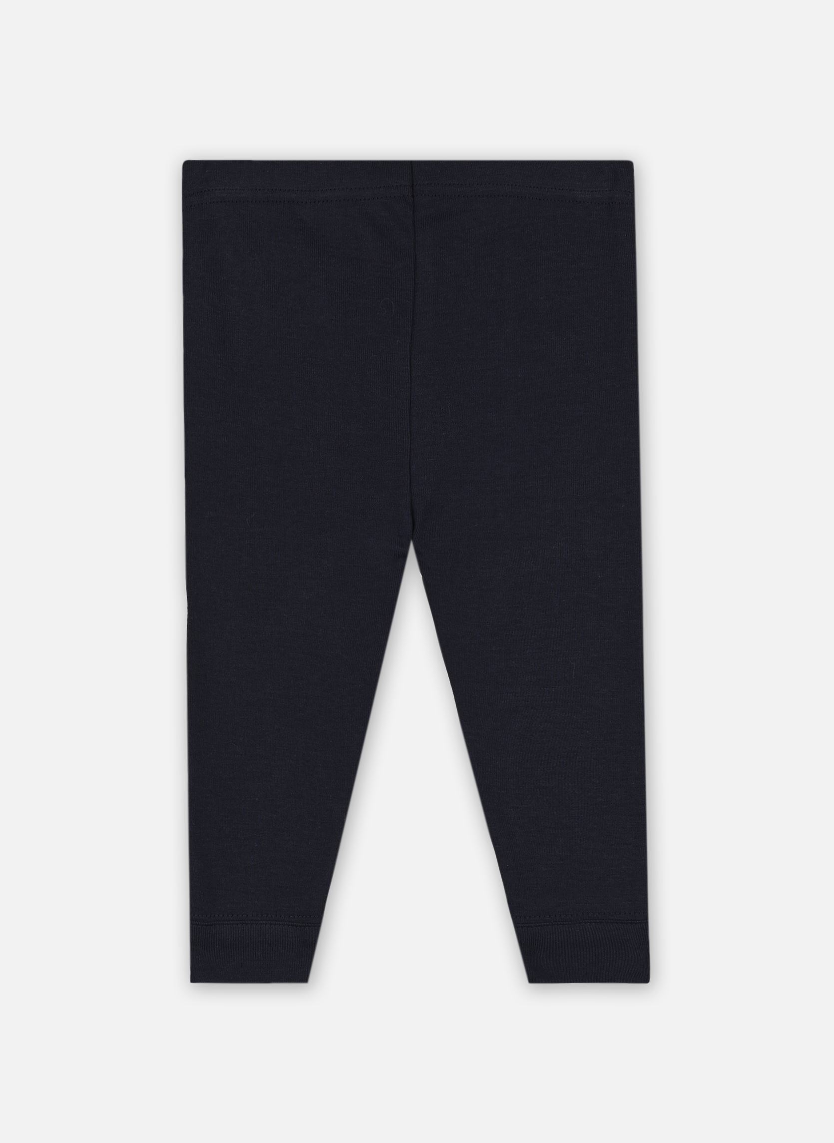 Leggings Legging bébé en coton uni bleu Petit Bateau Leggings Legging bébé en coton uni bleu SMOKING