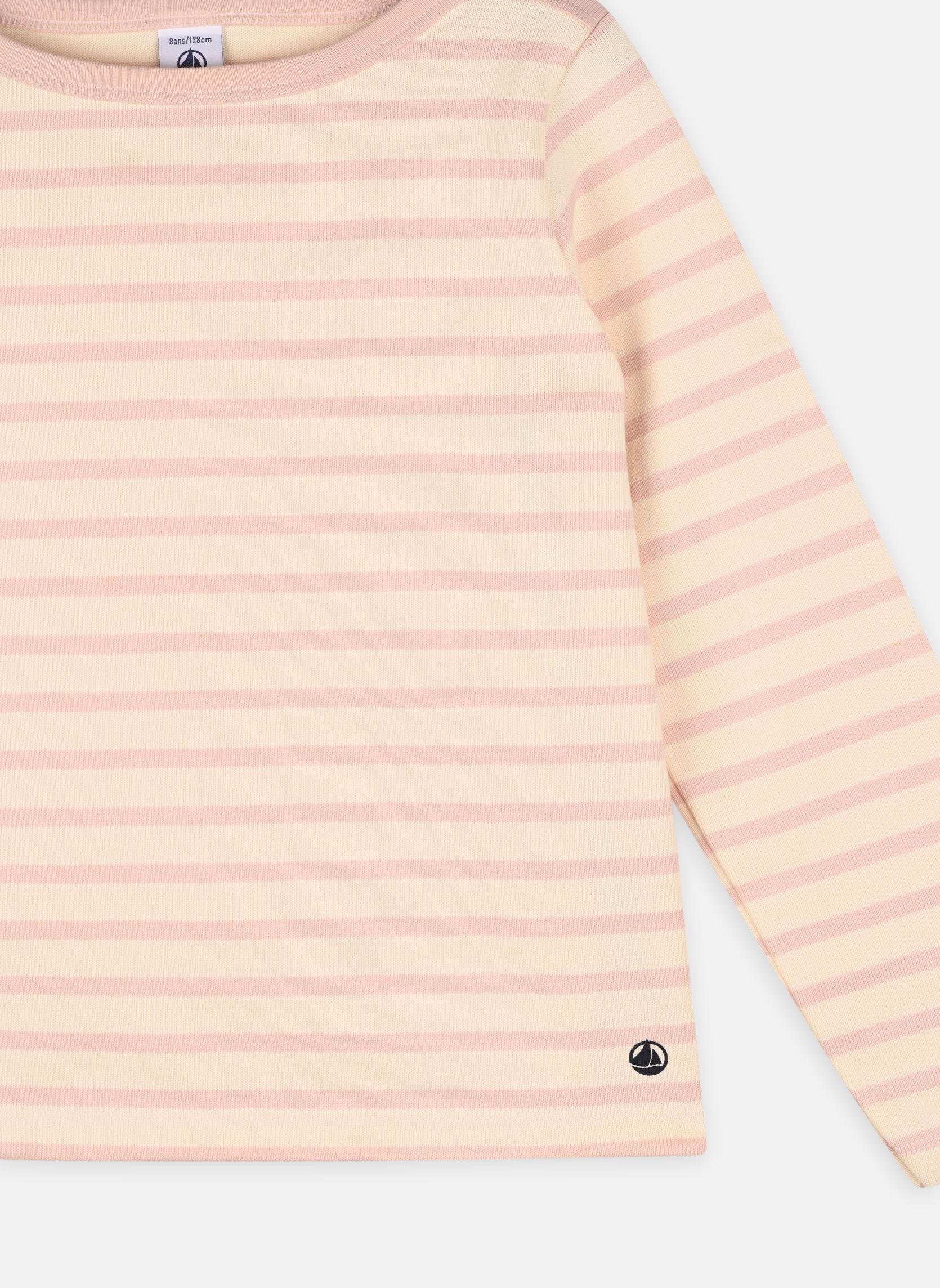 Petit Bateau T-shirt - Mariniere Coden (Blanc) - Vêtements Chez