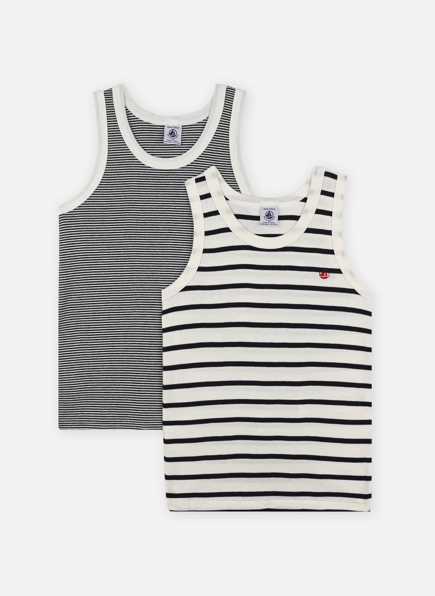 Debardeur enfant Petit Bateau A01DS00 X2 - vue 3