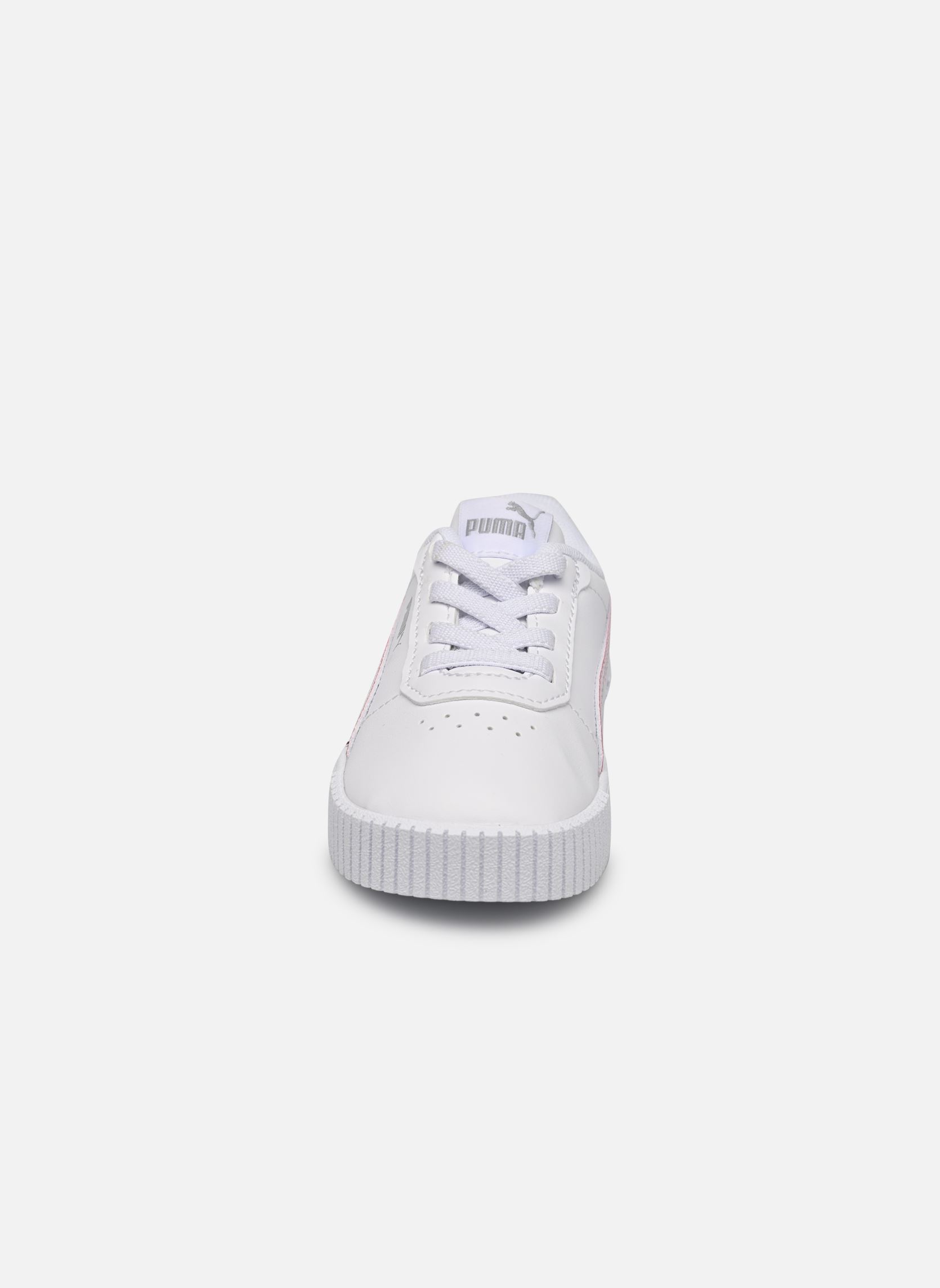 Niedrige Sneaker Carina 2.0 Holo AC Inf mädchen weiß Puma Niedrige Sneaker Carina 2.0 Holo AC Inf mädchen weiß PUMA WHITE-PUMA SILVER