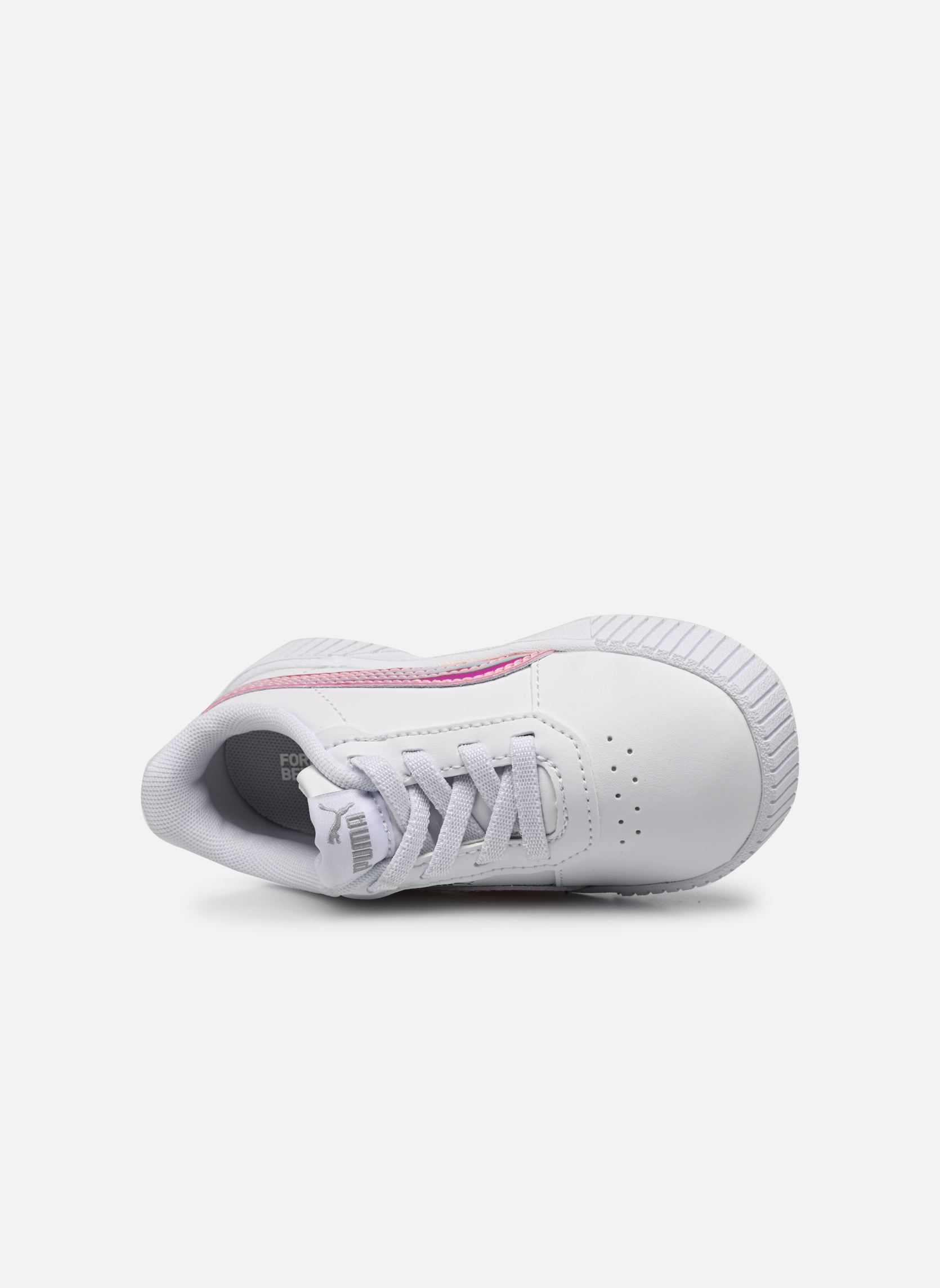 Niedrige Sneaker Carina 2.0 Holo AC Inf mädchen weiß Puma Niedrige Sneaker Carina 2.0 Holo AC Inf mädchen weiß PUMA WHITE-PUMA SILVER