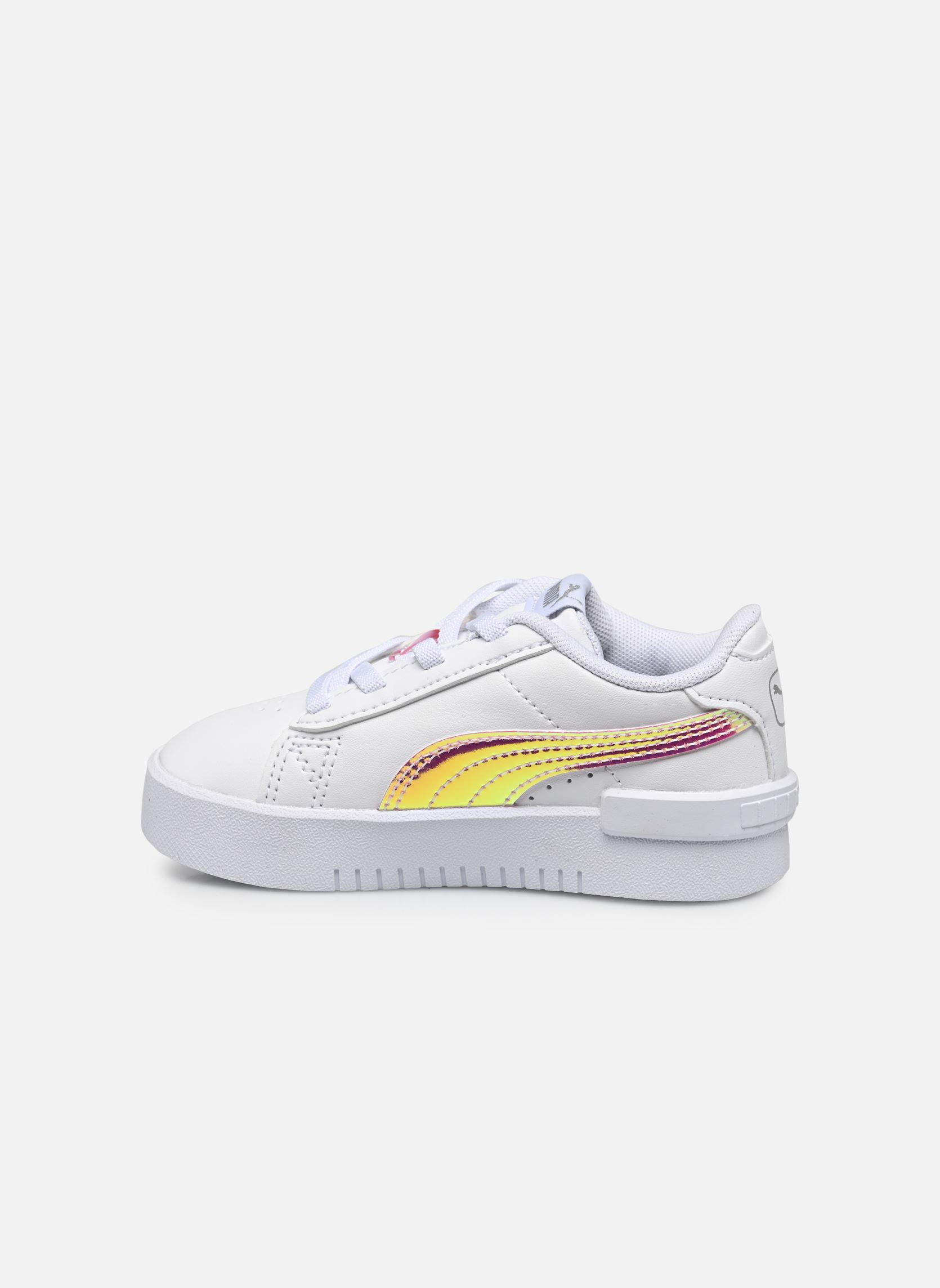 Baskets basses Jada Holo AC Inf fille blanc Puma Baskets basses Jada Holo AC Inf fille blanc PUMA WHITE-PUMA WHITE-PUMA SIL
