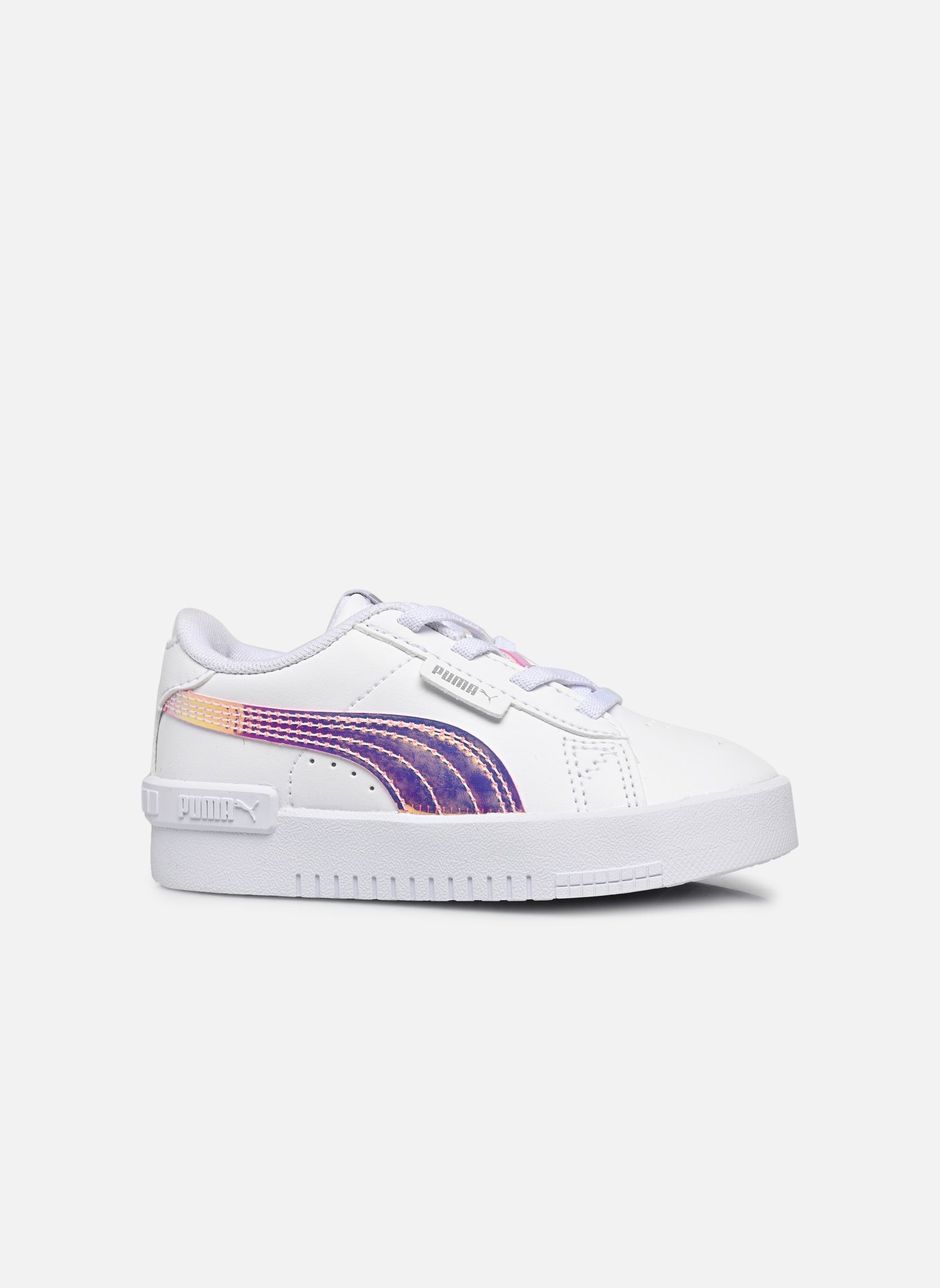 Baskets basses Jada Holo AC Inf fille blanc Puma Baskets basses Jada Holo AC Inf fille blanc PUMA WHITE-PUMA WHITE-PUMA SIL