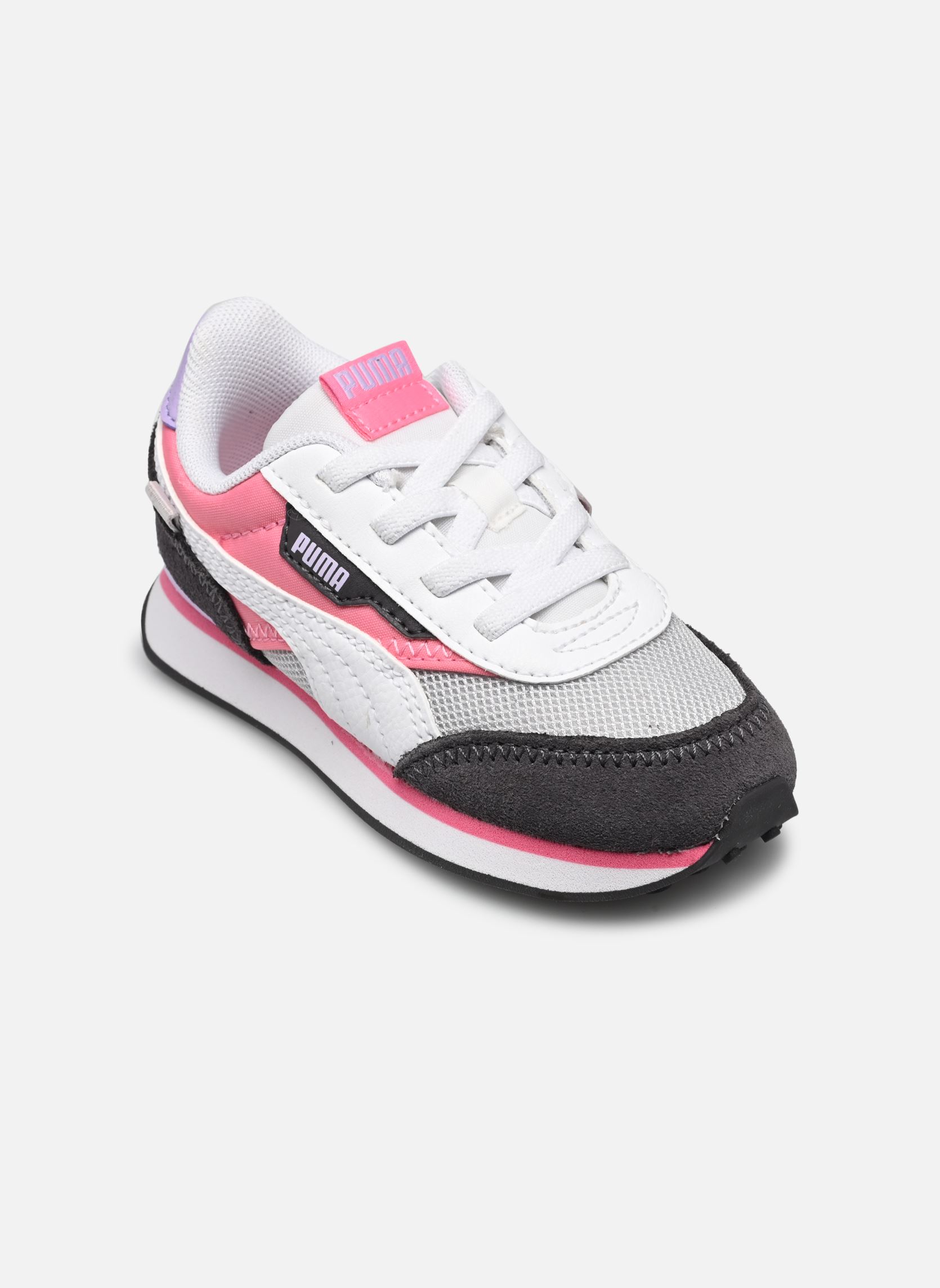 Niedrige Sneaker Future Rider Splash AC Inf mädchen grau Puma Niedrige Sneaker Future Rider Splash AC Inf mädchen grau ASH GRAY-STRAWBERRY BURST