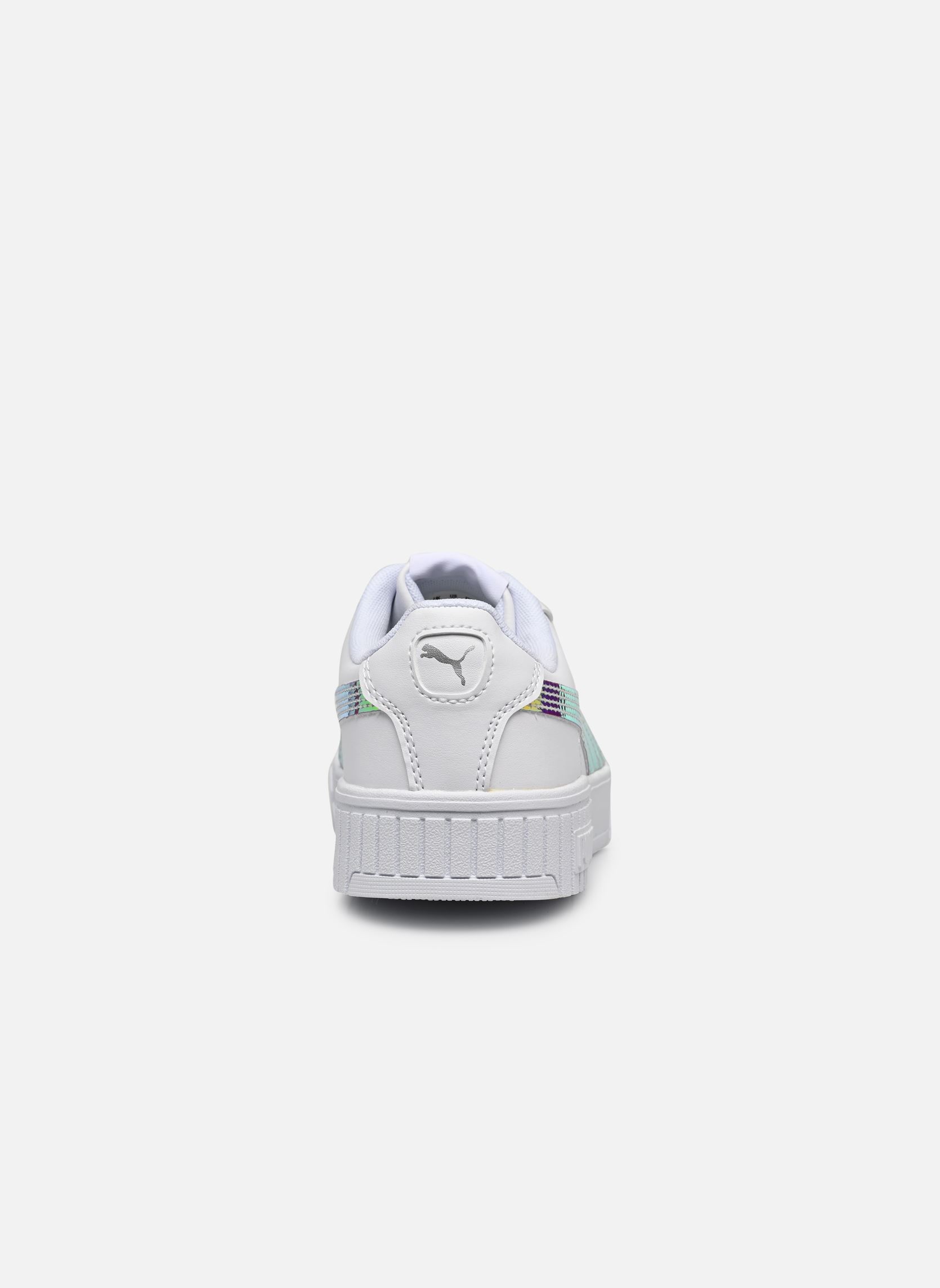 Niedrige Sneaker Carina 2.0 Holo Jr mädchen weiß Puma Niedrige Sneaker Carina 2.0 Holo Jr mädchen weiß PUMA WHITE-PUMA SILVER