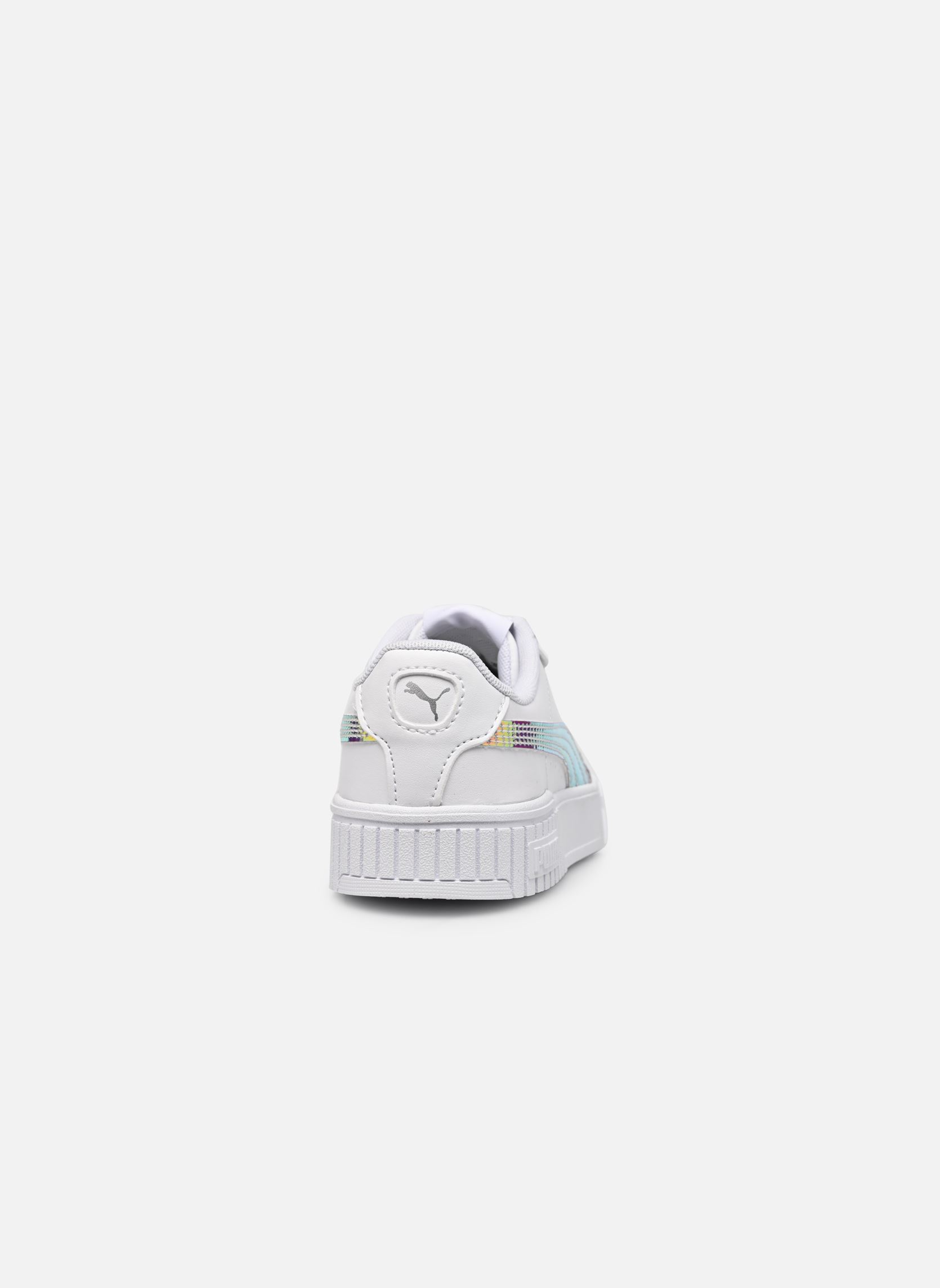 Niedrige Sneaker Carina 2.0 Holo PS mädchen weiß Puma Niedrige Sneaker Carina 2.0 Holo PS mädchen weiß PUMA WHITE-PUMA SILVER