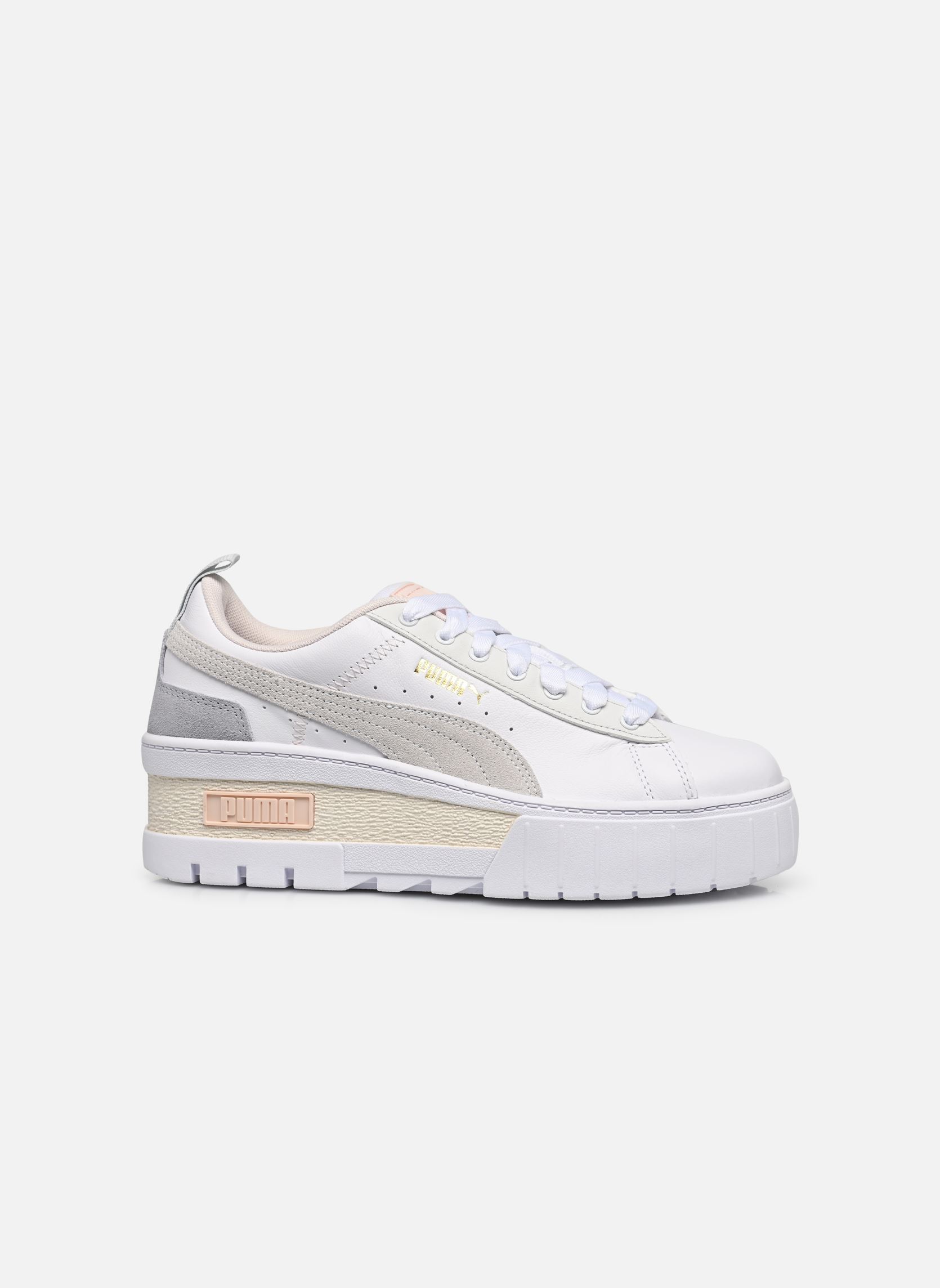 Baskets basses Mayze Wedge Pastel Wns femme blanc Puma Baskets basses Mayze Wedge Pastel Wns femme blanc PUMA WHITE