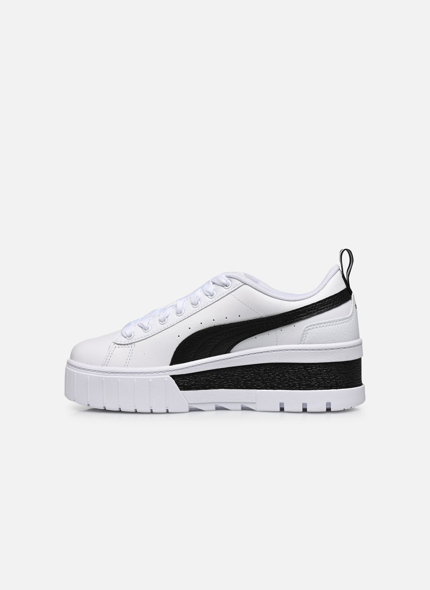 Niedrige Sneaker Mayze Wedge Wns damen schwarz Puma Niedrige Sneaker Mayze Wedge Wns damen schwarz PUMA WHITE-PUMA BLACK