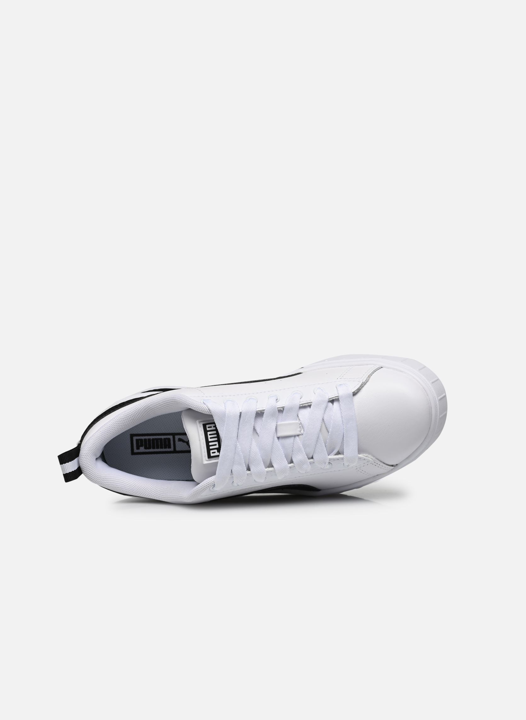 Niedrige Sneaker Mayze Wedge Wns damen schwarz Puma Niedrige Sneaker Mayze Wedge Wns damen schwarz PUMA WHITE-PUMA BLACK