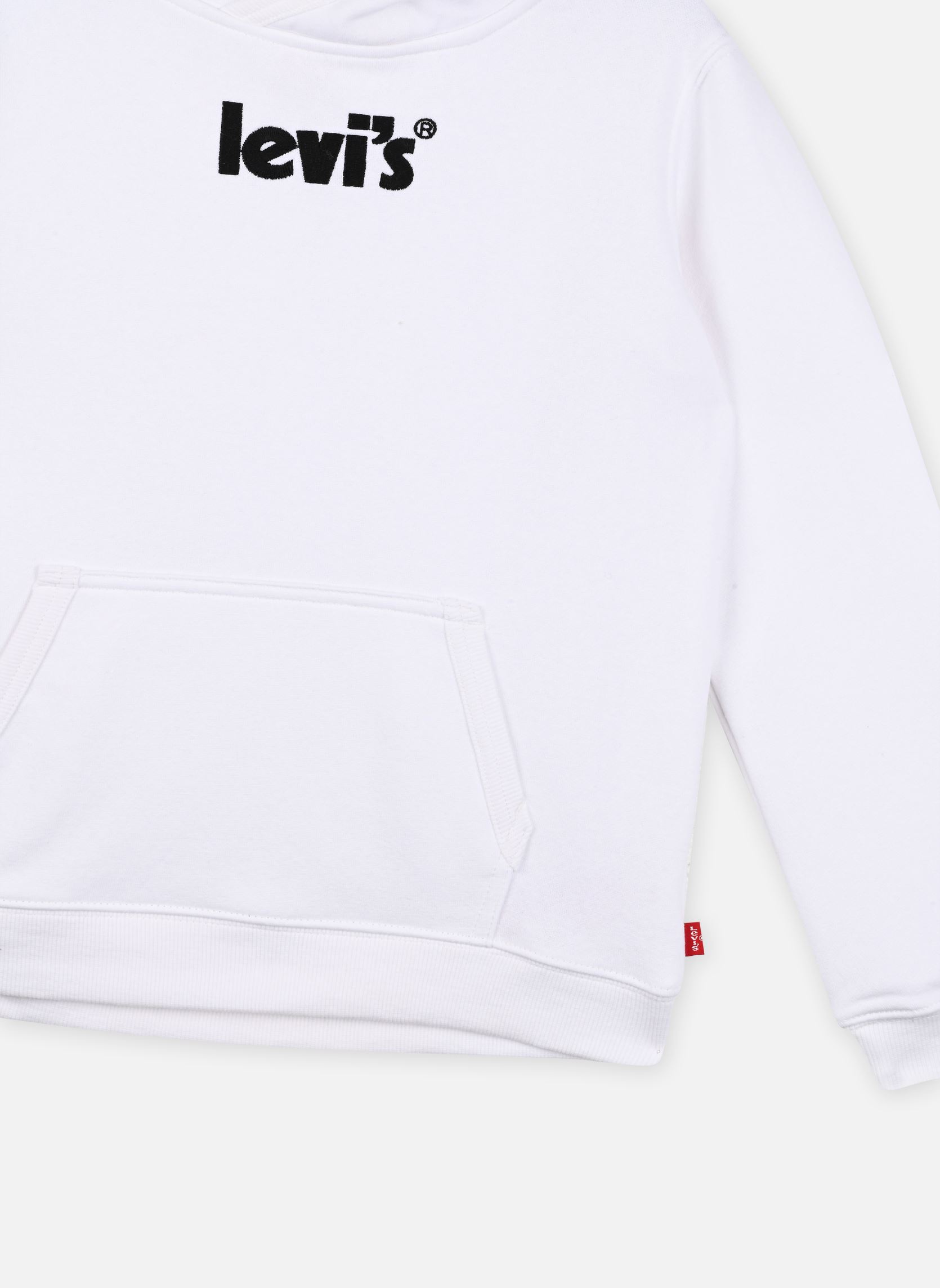 Levi's Sweatshirt Lvb Logo Pullover Hoodie (Blanc) Vêtements chez