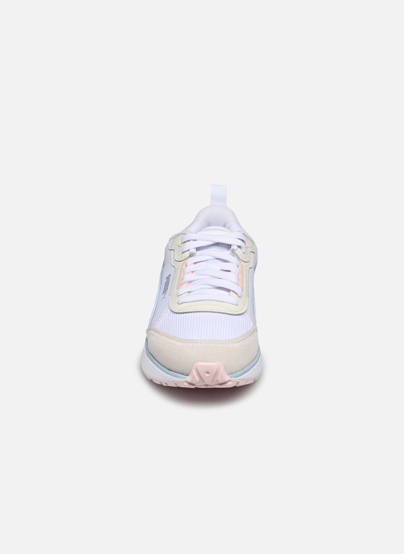 Baskets basses Puma R22 Wns femme blanc Puma Baskets basses Puma R22 Wns femme blanc PUMA WHITE-FROSTY PINK-VAPOR G