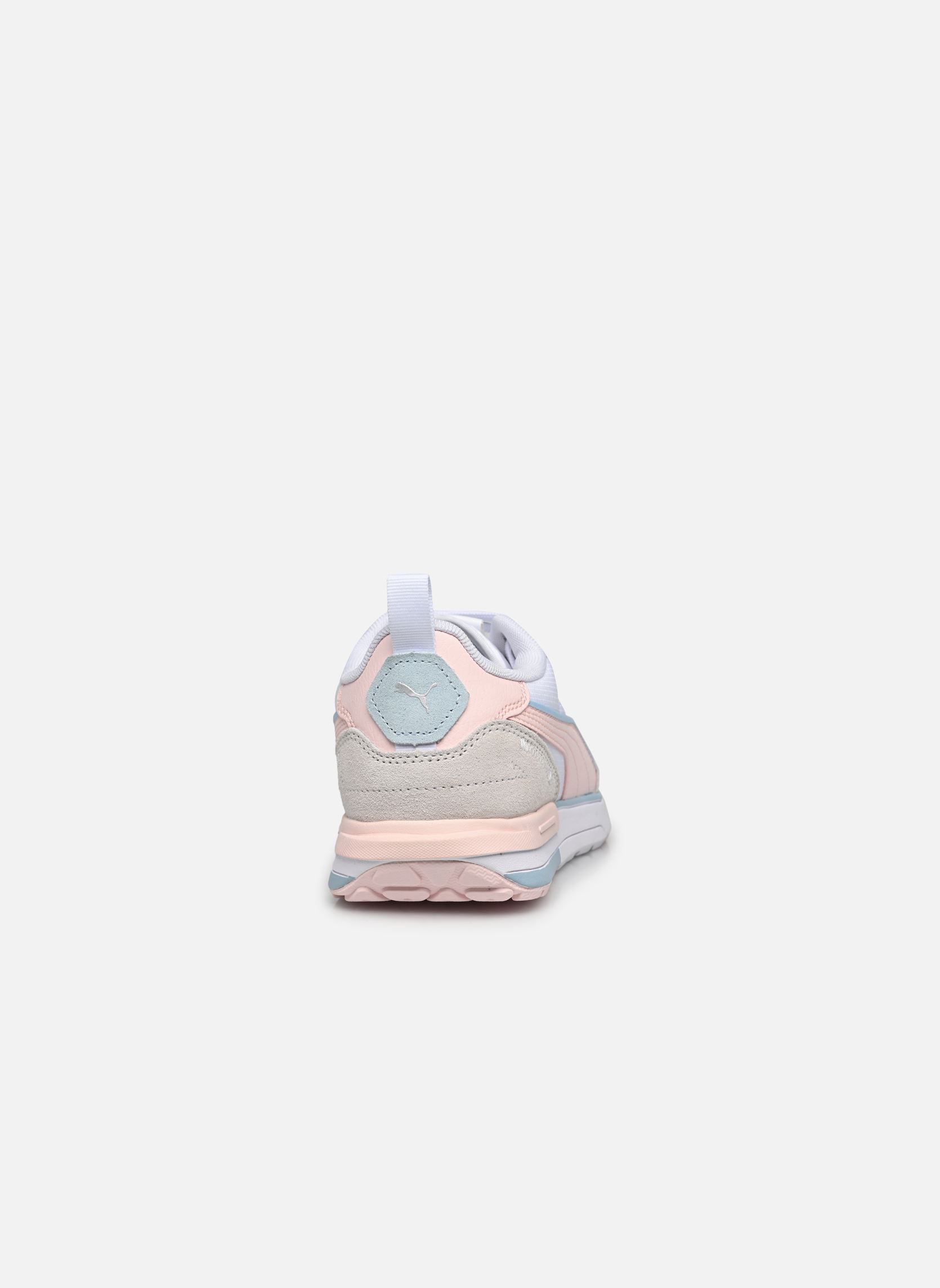 Baskets basses Puma R22 Wns femme blanc Puma Baskets basses Puma R22 Wns femme blanc PUMA WHITE-FROSTY PINK-VAPOR G