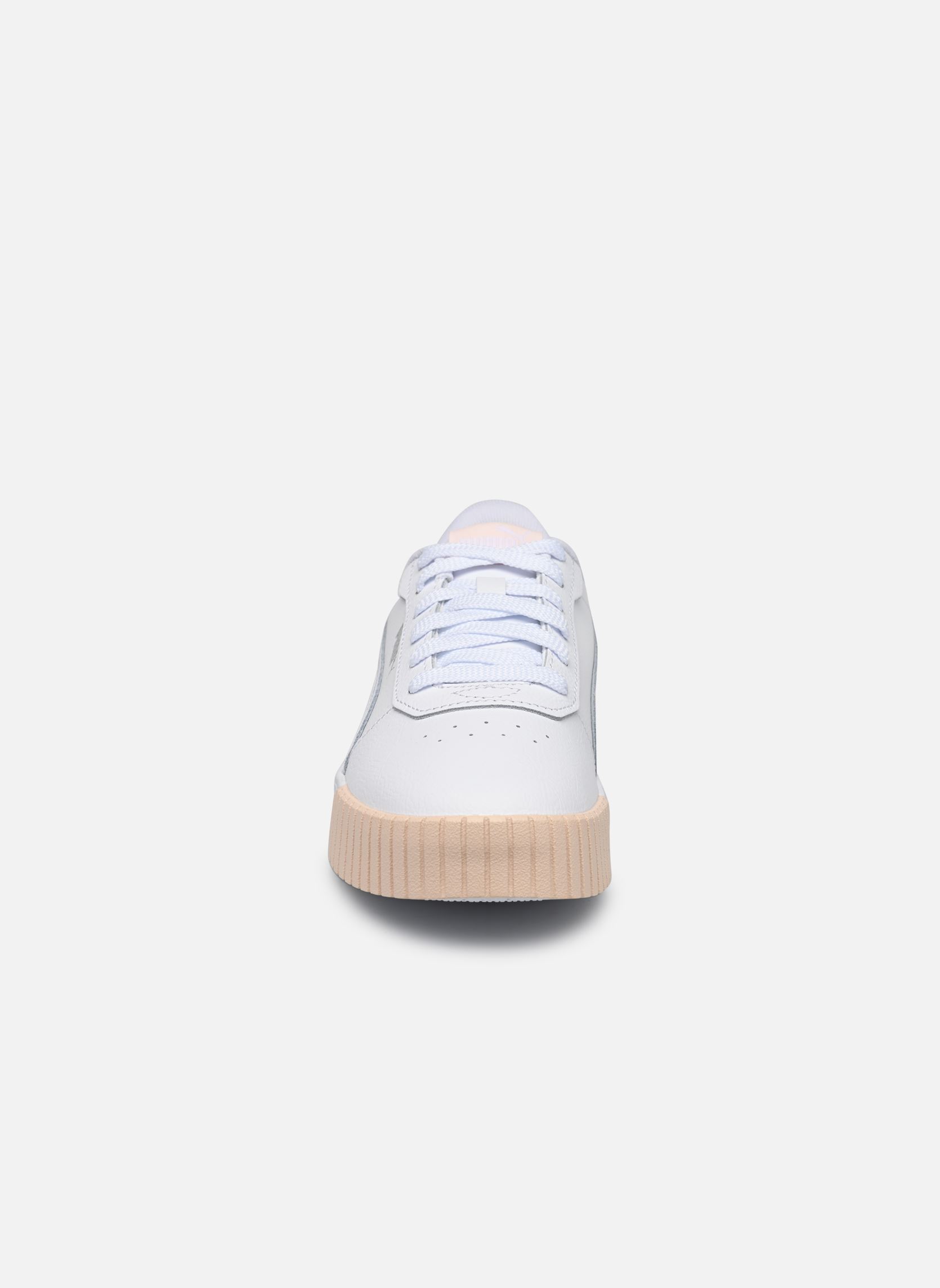 Niedrige Sneaker Carina 2.0 Wns damen weiß Puma Niedrige Sneaker Carina 2.0 Wns damen weiß PUMA WHITE-PUMA WHITE-ISLAND P