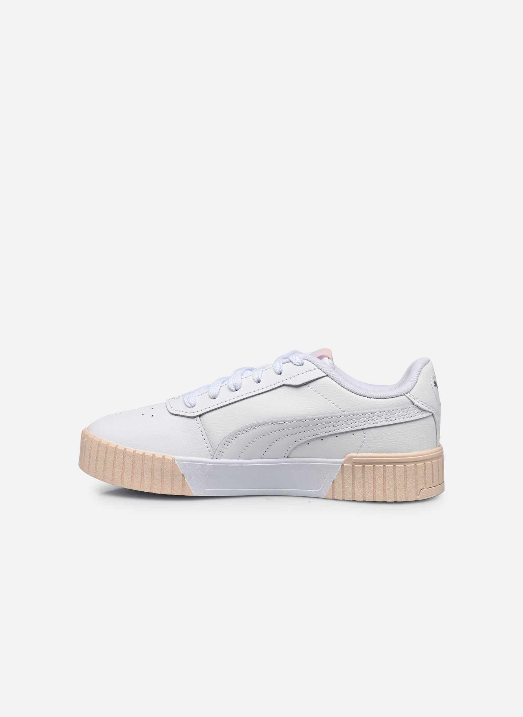 Niedrige Sneaker Carina 2.0 Wns damen weiß Puma Niedrige Sneaker Carina 2.0 Wns damen weiß PUMA WHITE-PUMA WHITE-ISLAND P