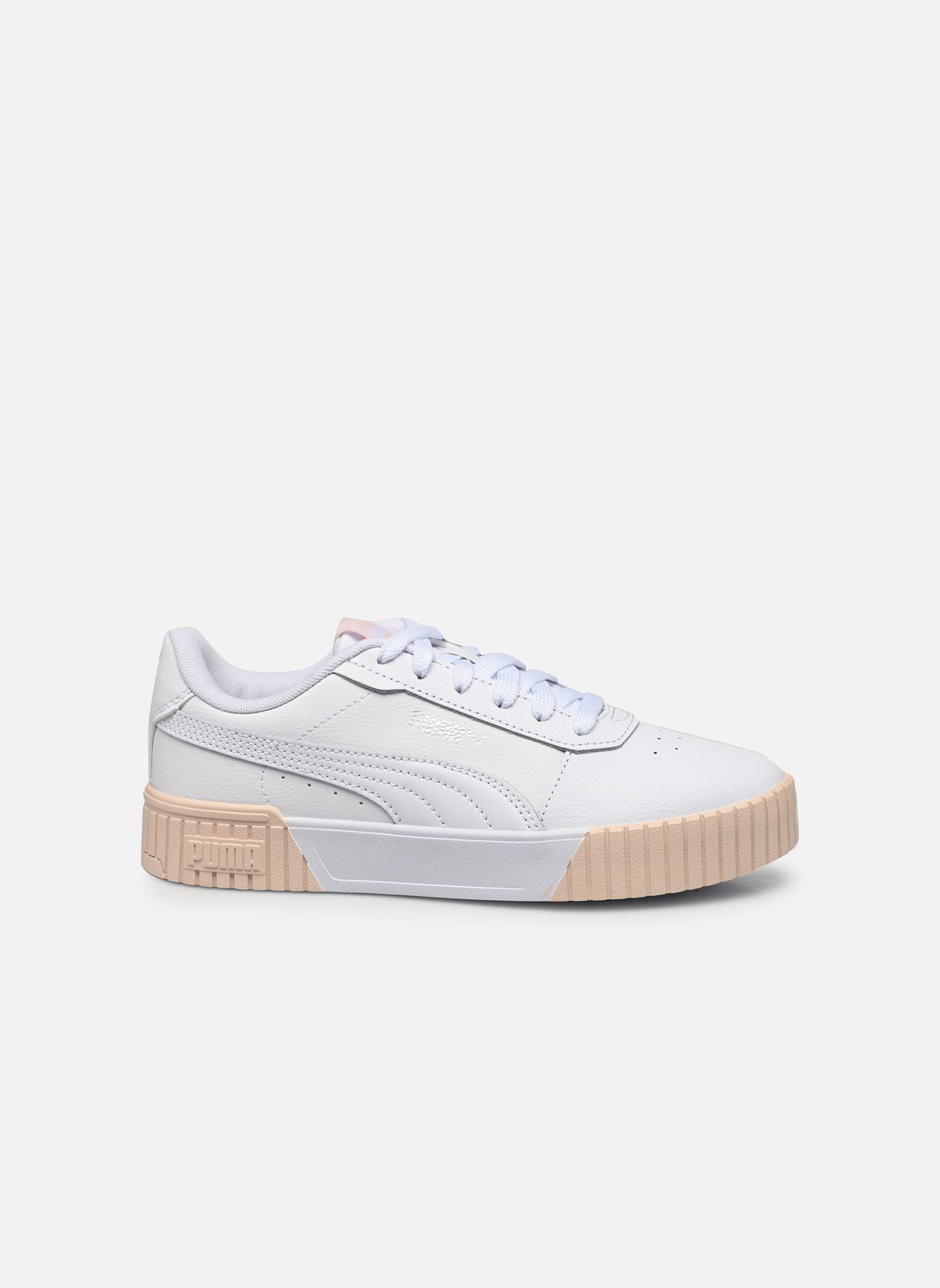 Niedrige Sneaker Carina 2.0 Wns damen weiß Puma Niedrige Sneaker Carina 2.0 Wns damen weiß PUMA WHITE-PUMA WHITE-ISLAND P
