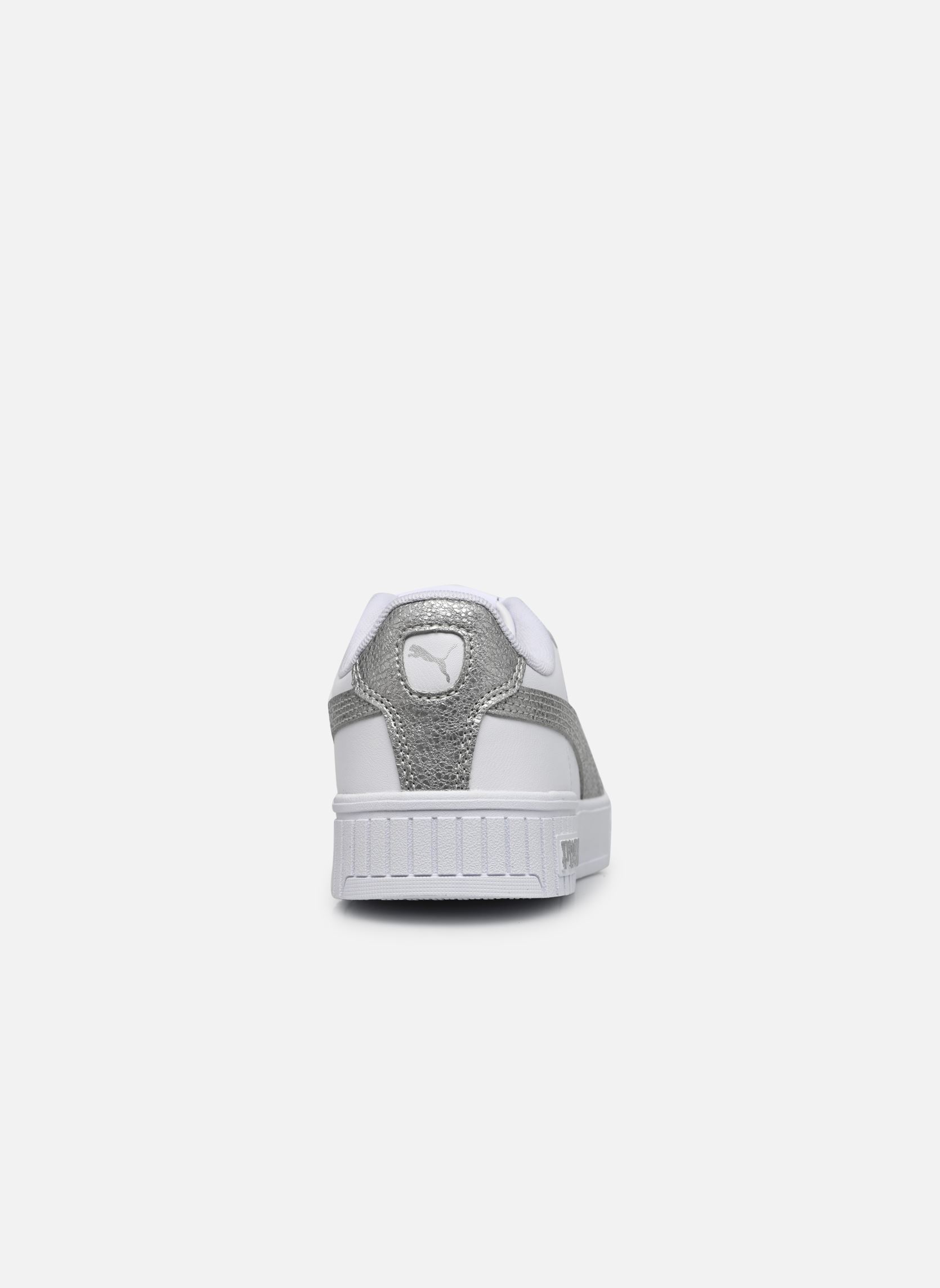 Niedrige Sneaker Carina 2.0 Distressed Wns damen weiß Puma Niedrige Sneaker Carina 2.0 Distressed Wns damen weiß PUMA WHITE-PUMA SILVER