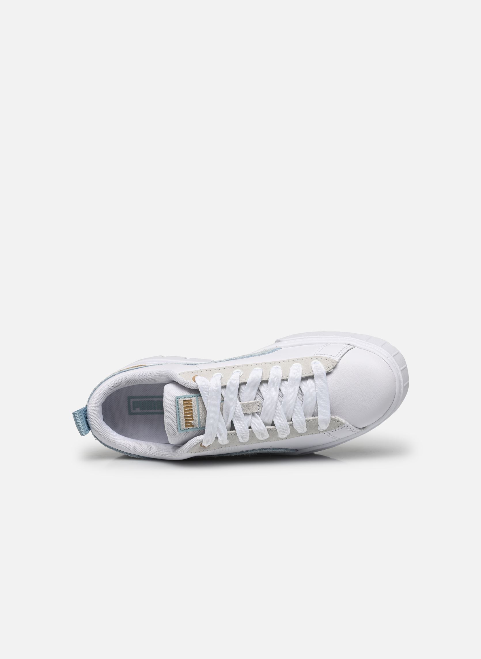 Baskets basses Mayze Mix Wns femme blanc Puma Baskets basses Mayze Mix Wns femme blanc PUMA WHITE-TURQUOISE SURF