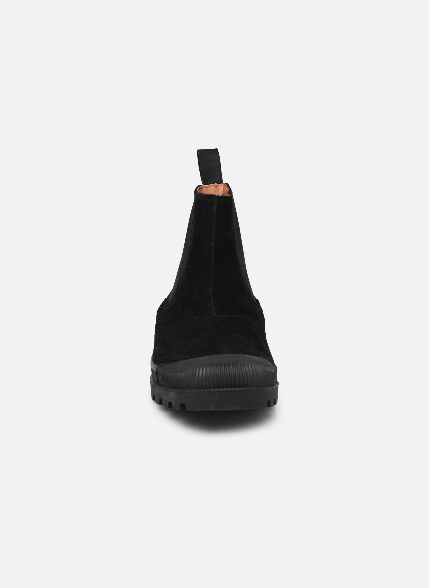 Bottines basses AUTHENTIQUE CHELSEA SUEDE femme noir Pataugas Bottines basses AUTHENTIQUE CHELSEA SUEDE femme noir NOIR
