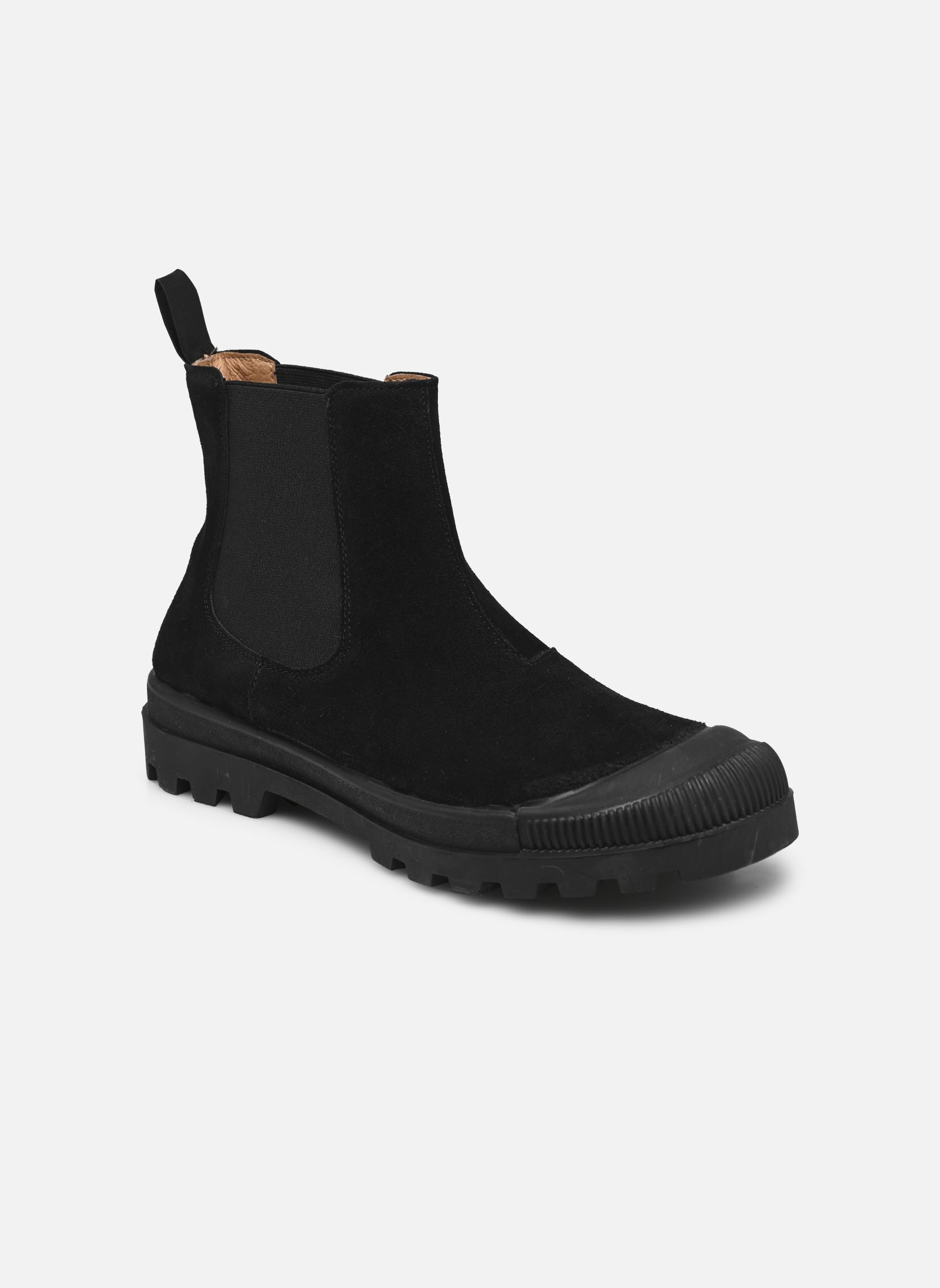 Bottines basses AUTHENTIQUE CHELSEA SUEDE femme noir Pataugas Bottines basses AUTHENTIQUE CHELSEA SUEDE femme noir NOIR