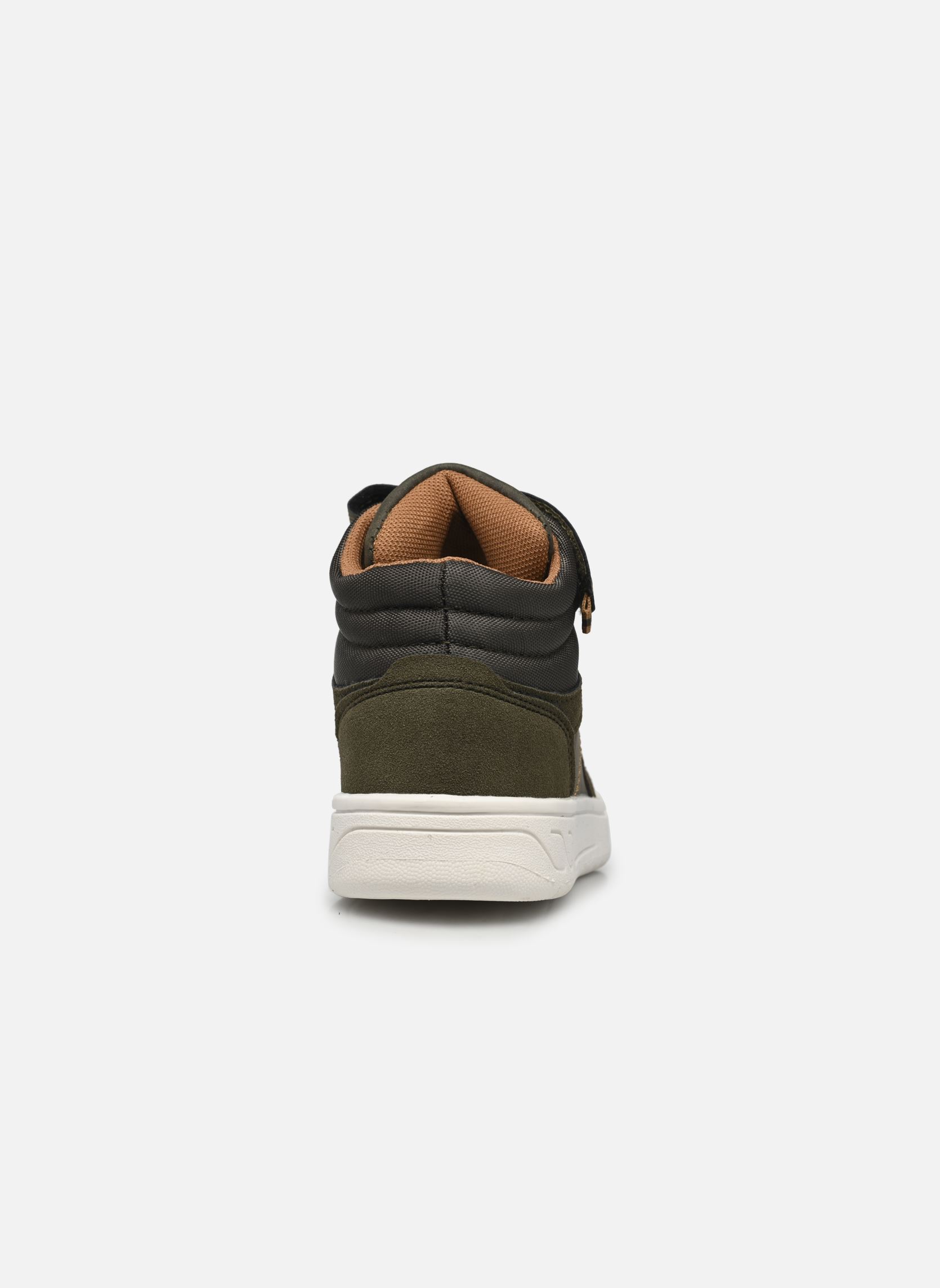 Baskets basses Basket Haute garçon vert Vertbaudet Baskets basses Basket Haute garçon vert KAKI