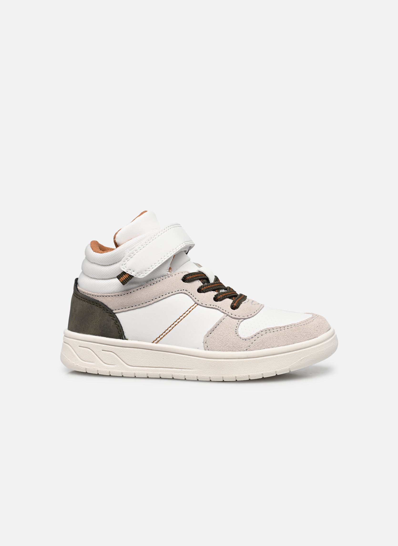 Baskets basses Basket Haute garçon blanc Vertbaudet Baskets basses Basket Haute garçon blanc BLANC