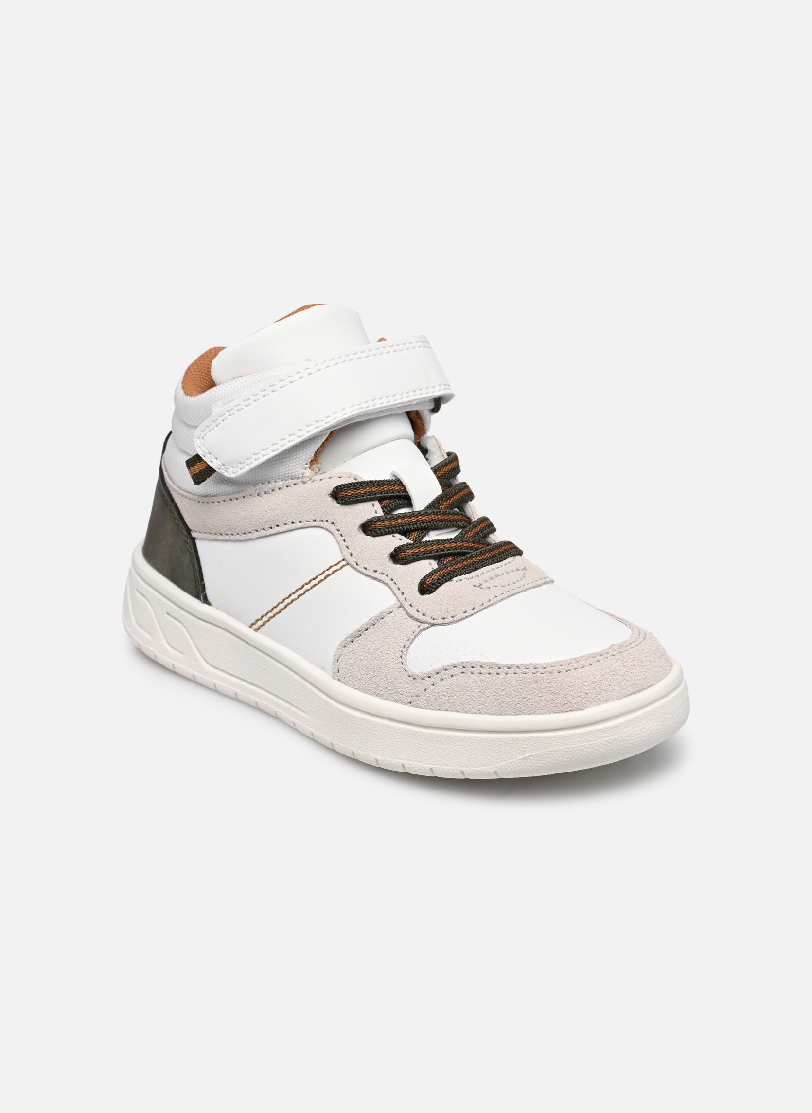 Baskets basses Basket Haute garçon blanc Vertbaudet Baskets basses Basket Haute garçon blanc BLANC
