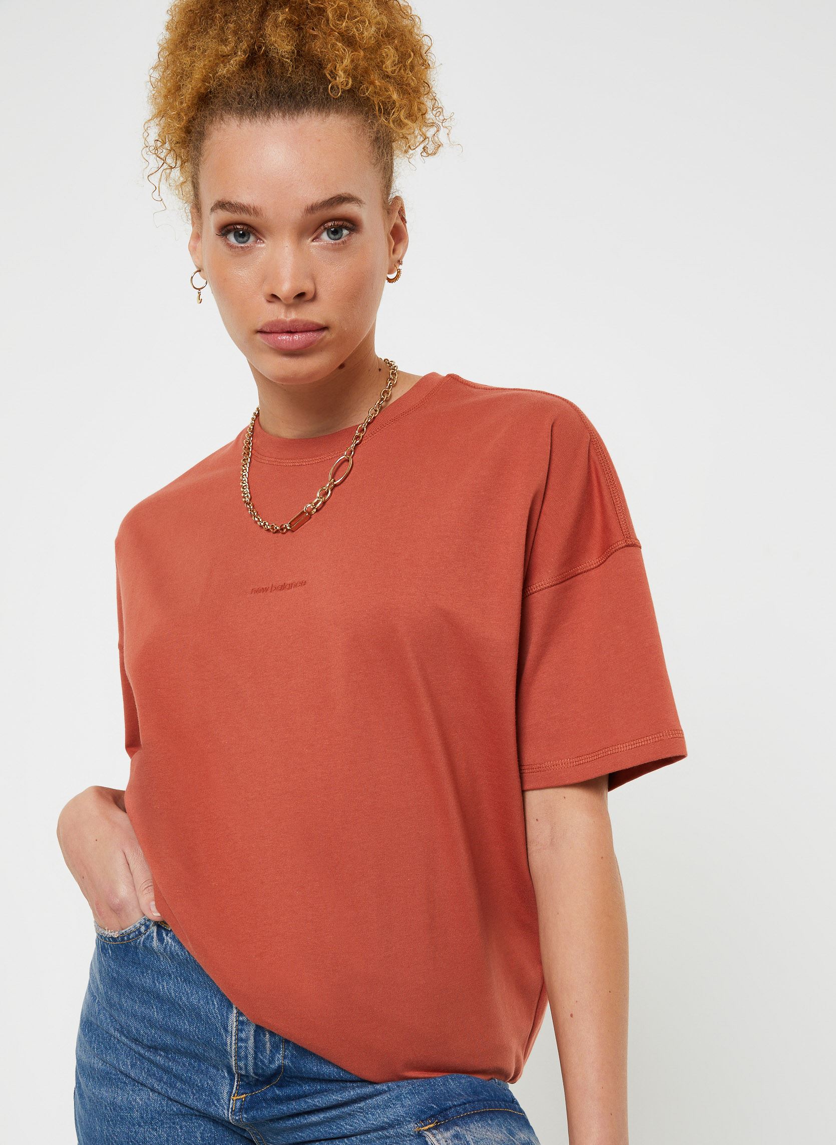 Vêtements New Balance T shirt Nature State Femme pour Accessoires