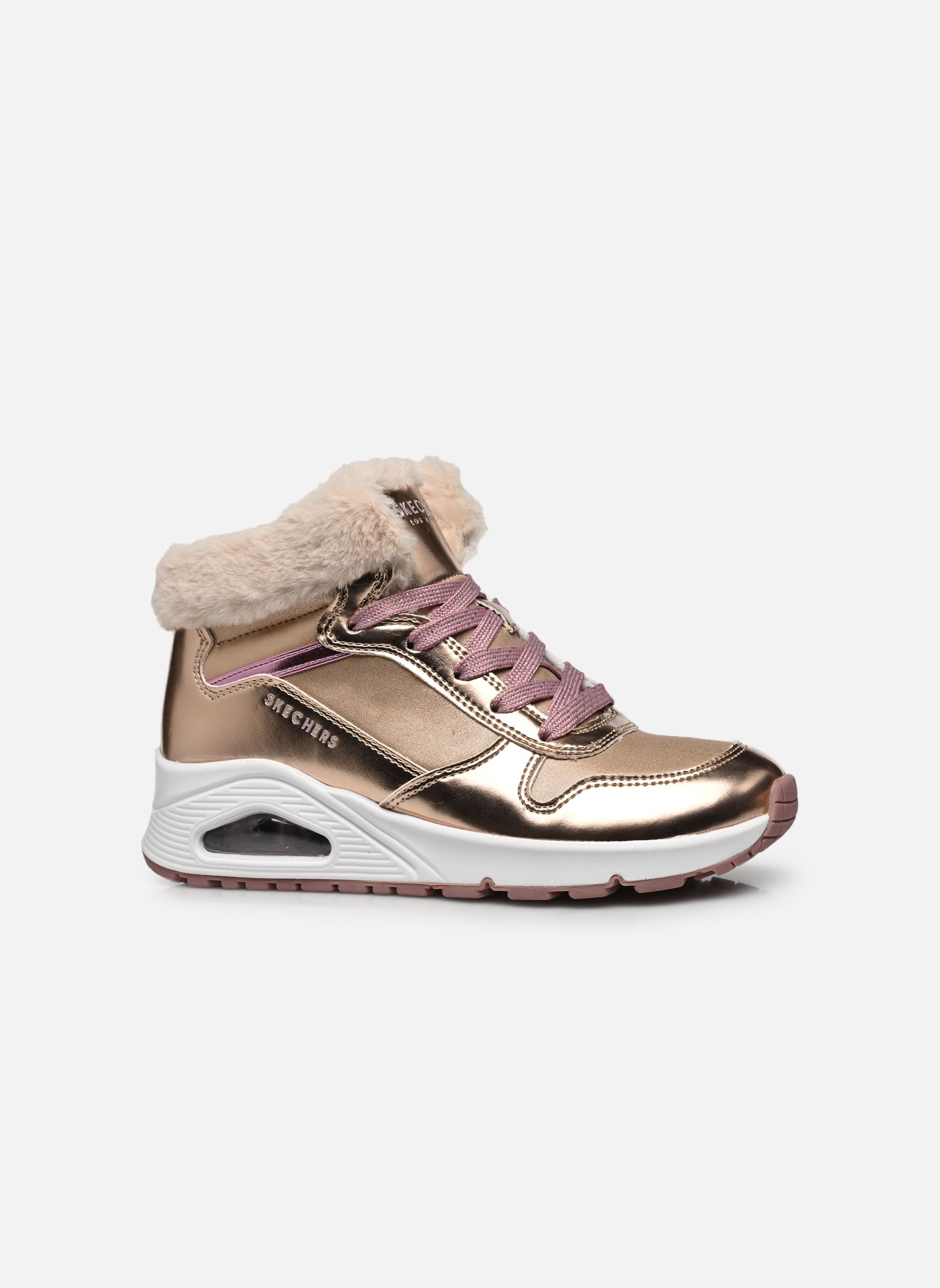 Niedrige Sneaker UNO 1 mädchen beige Skechers Niedrige Sneaker UNO 1 mädchen beige RSGD