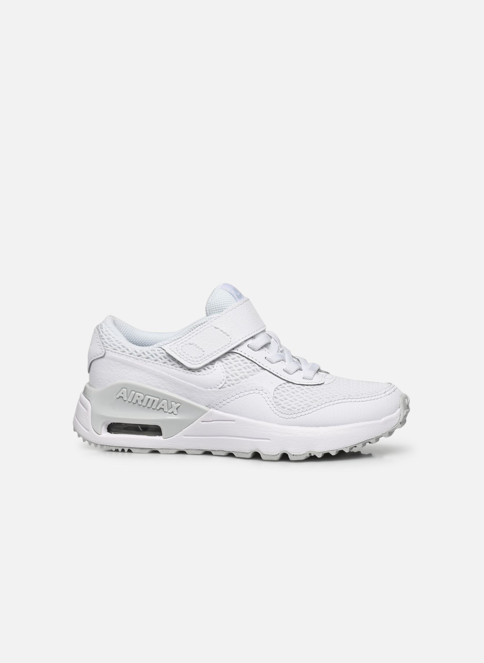 Baskets basses Air Max Systm (Ps) blanc Nike Baskets basses Air Max Systm (Ps) blanc White/White-Pure Platinum