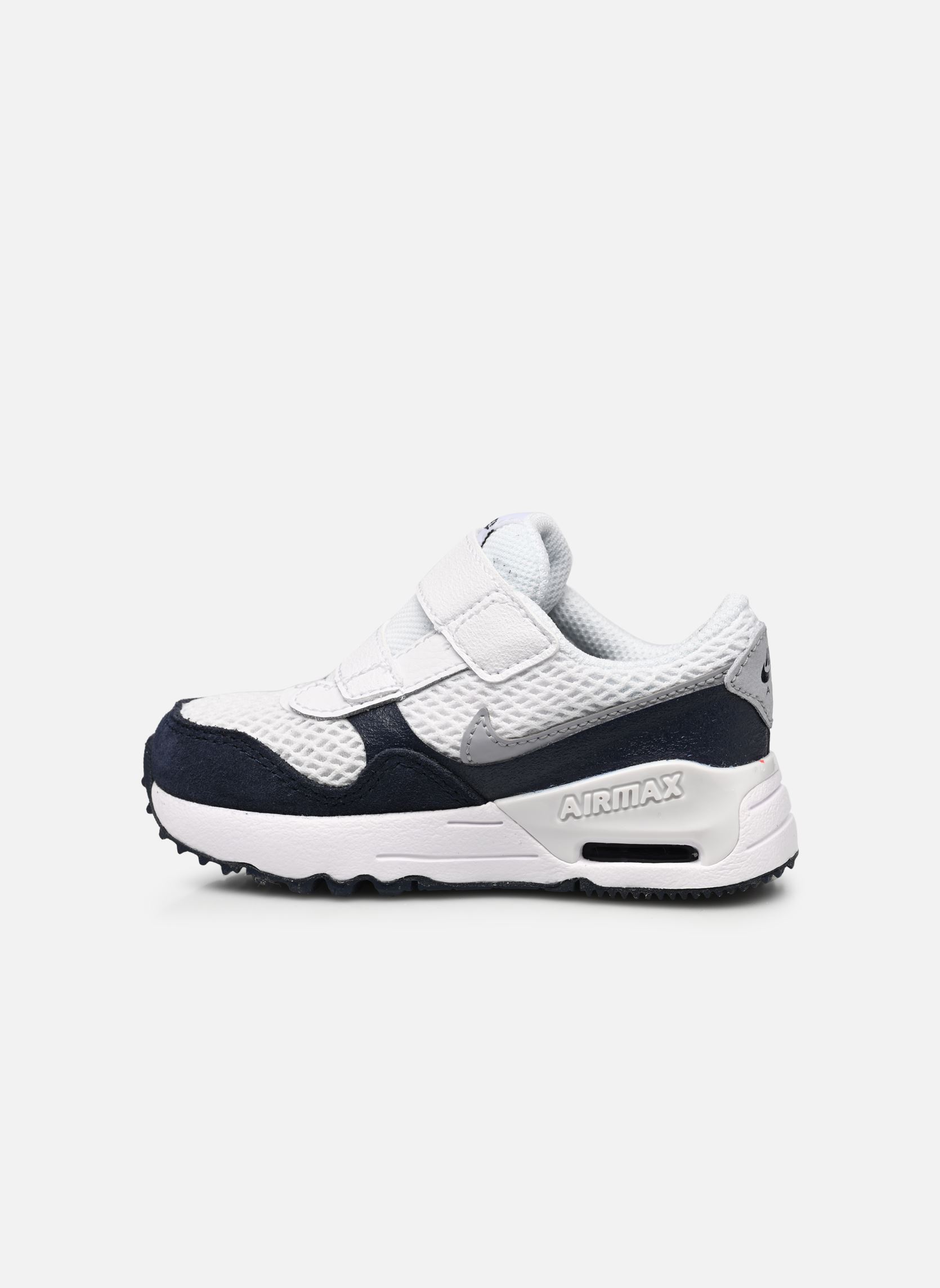Baskets basses Air Max Systm (Td) blanc Nike Baskets basses Air Max Systm (Td) blanc White/Wolf Grey-Obsidian