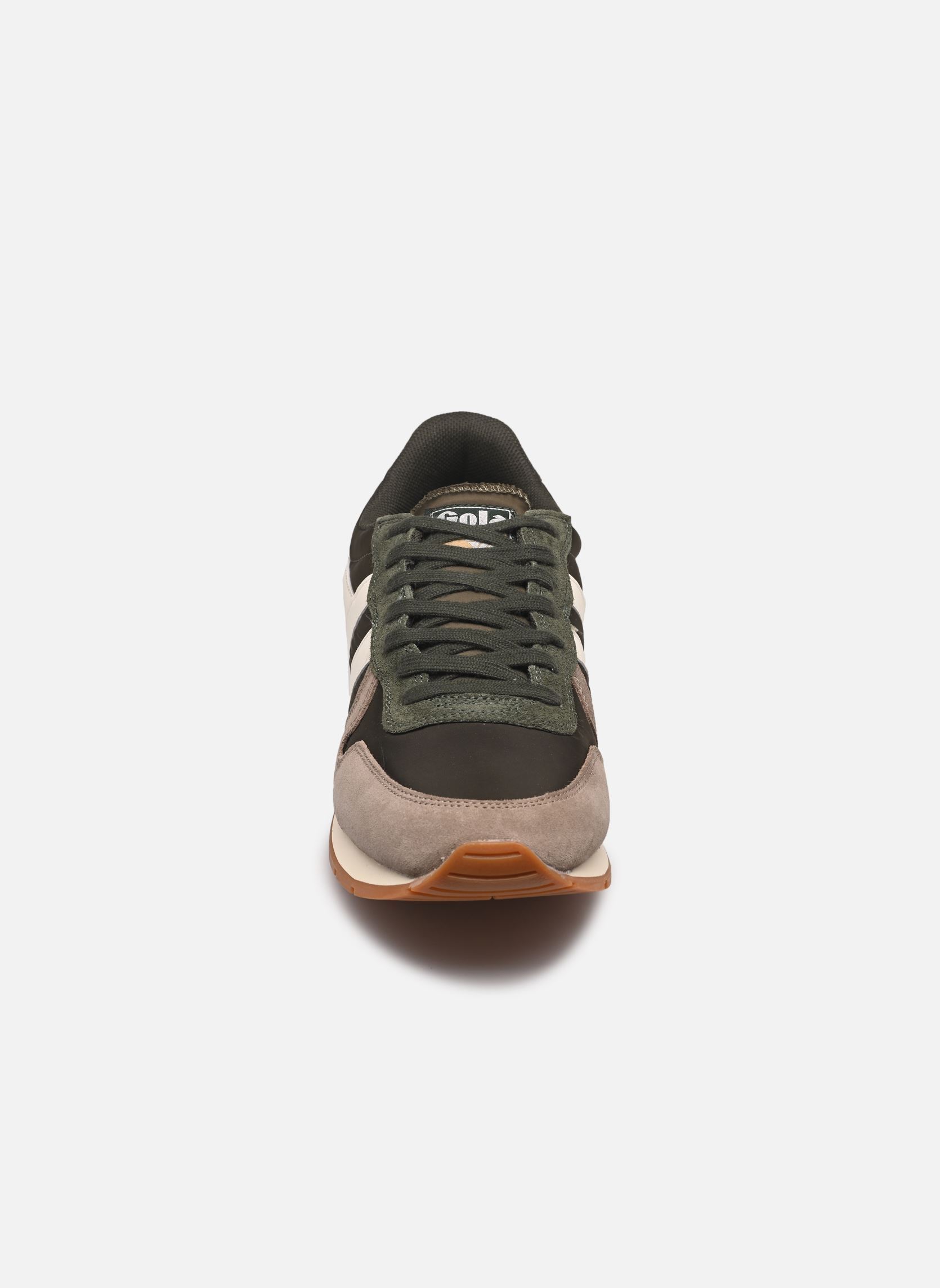 Baskets basses DAYTONA CHUTE M homme vert Gola Baskets basses DAYTONA CHUTE M homme vert DARK KHAKI/RHINO/OFF WHITE