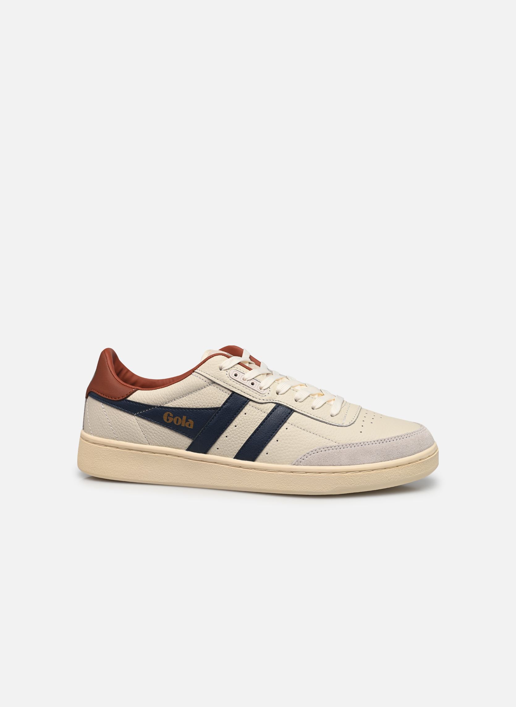 Lage sneakers CONTACT LEATHER heren wit Gola Lage sneakers CONTACT LEATHER heren wit OFF WHITE/NAVY/RUST