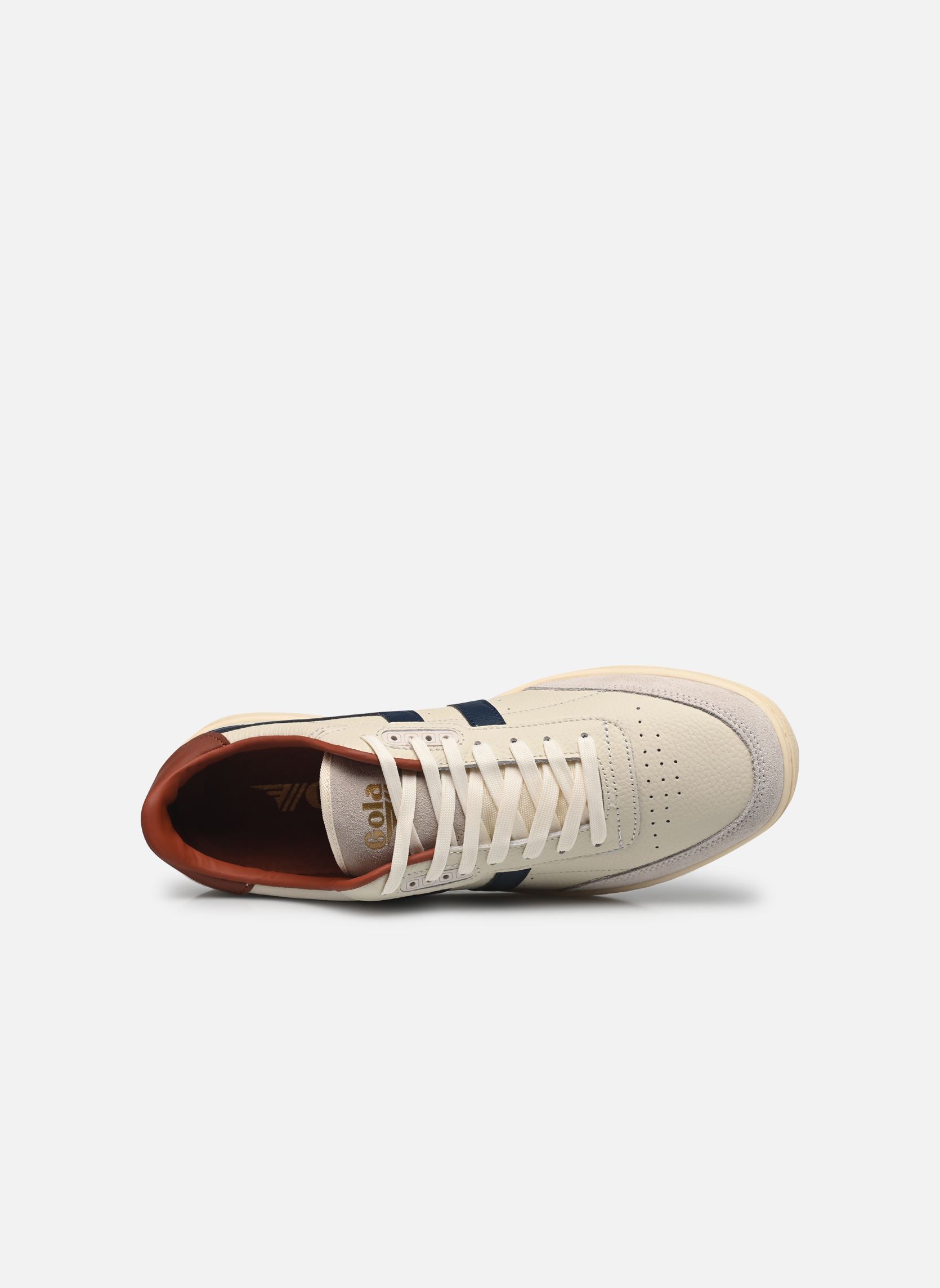 Lage sneakers CONTACT LEATHER heren wit Gola Lage sneakers CONTACT LEATHER heren wit OFF WHITE/NAVY/RUST