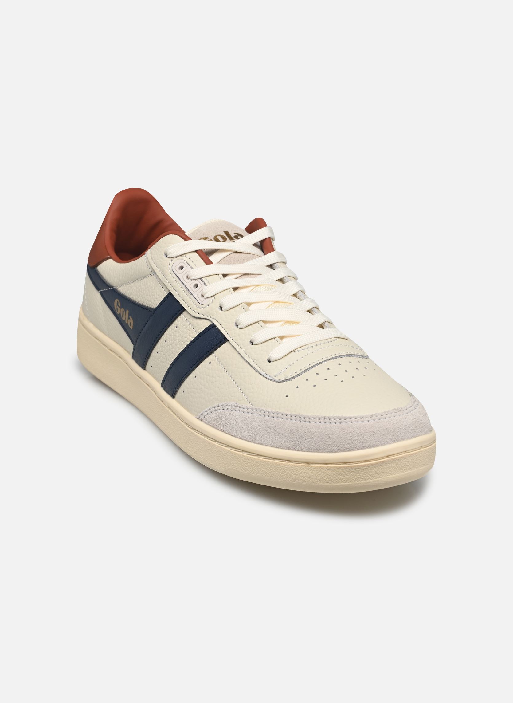 Lage sneakers CONTACT LEATHER heren wit Gola Lage sneakers CONTACT LEATHER heren wit OFF WHITE/NAVY/RUST